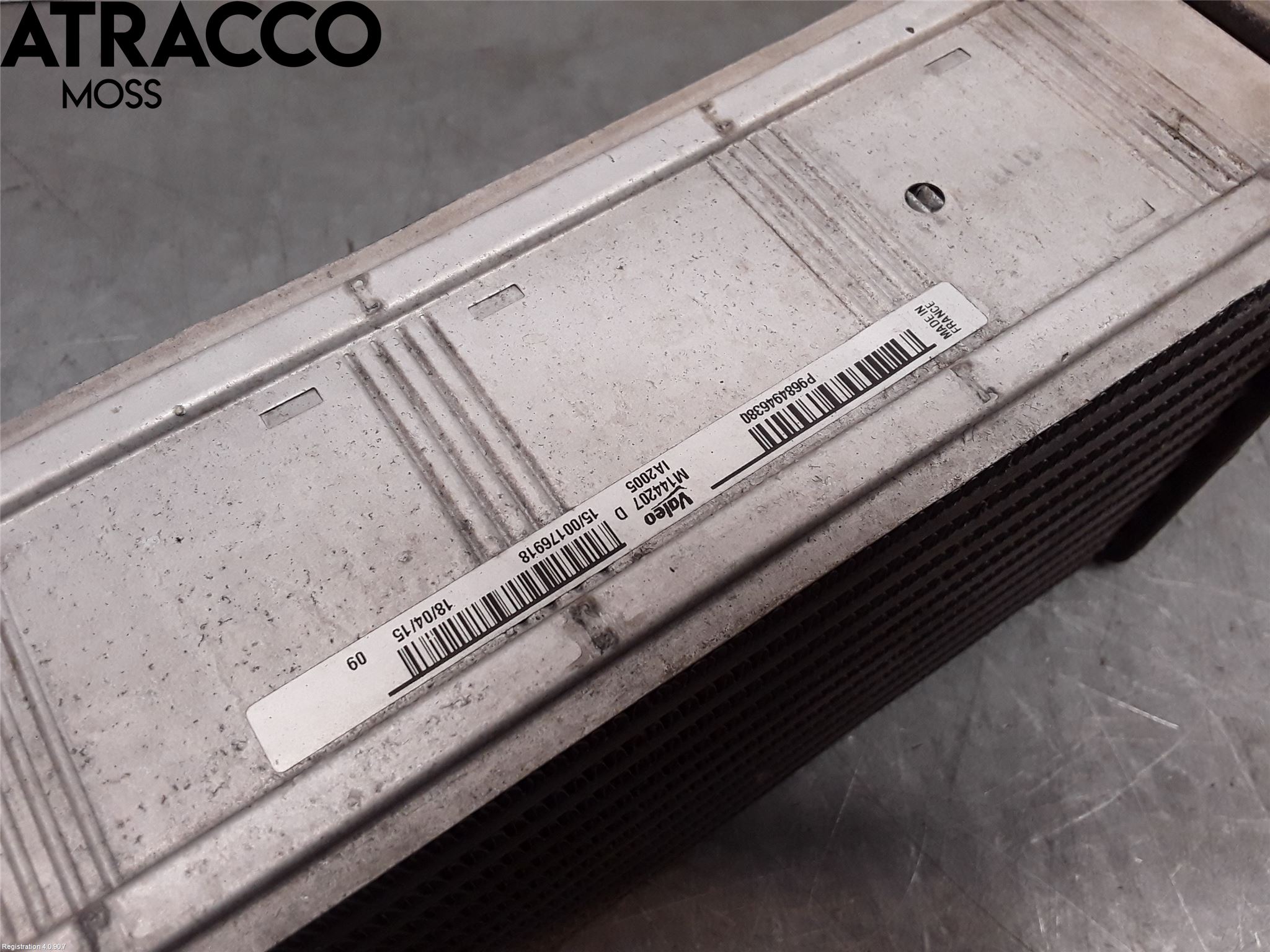 Peugeot 508 11-18 Laddluft-Intercooler Kyl