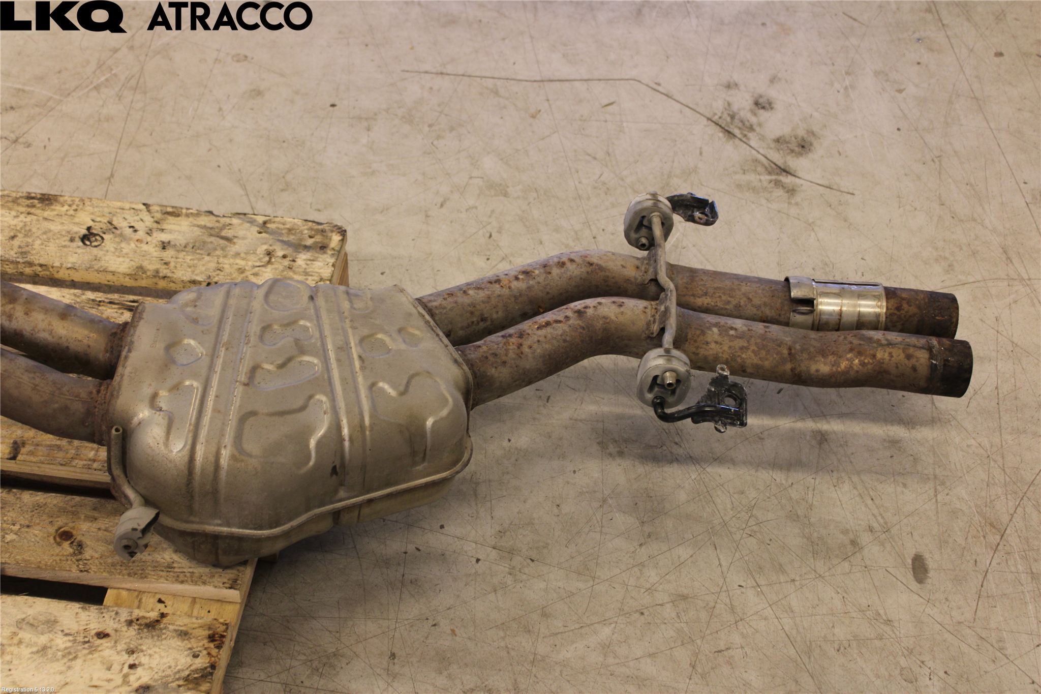 Porsche CAYENNE 03- Avgassystem Komp Ej Kat
