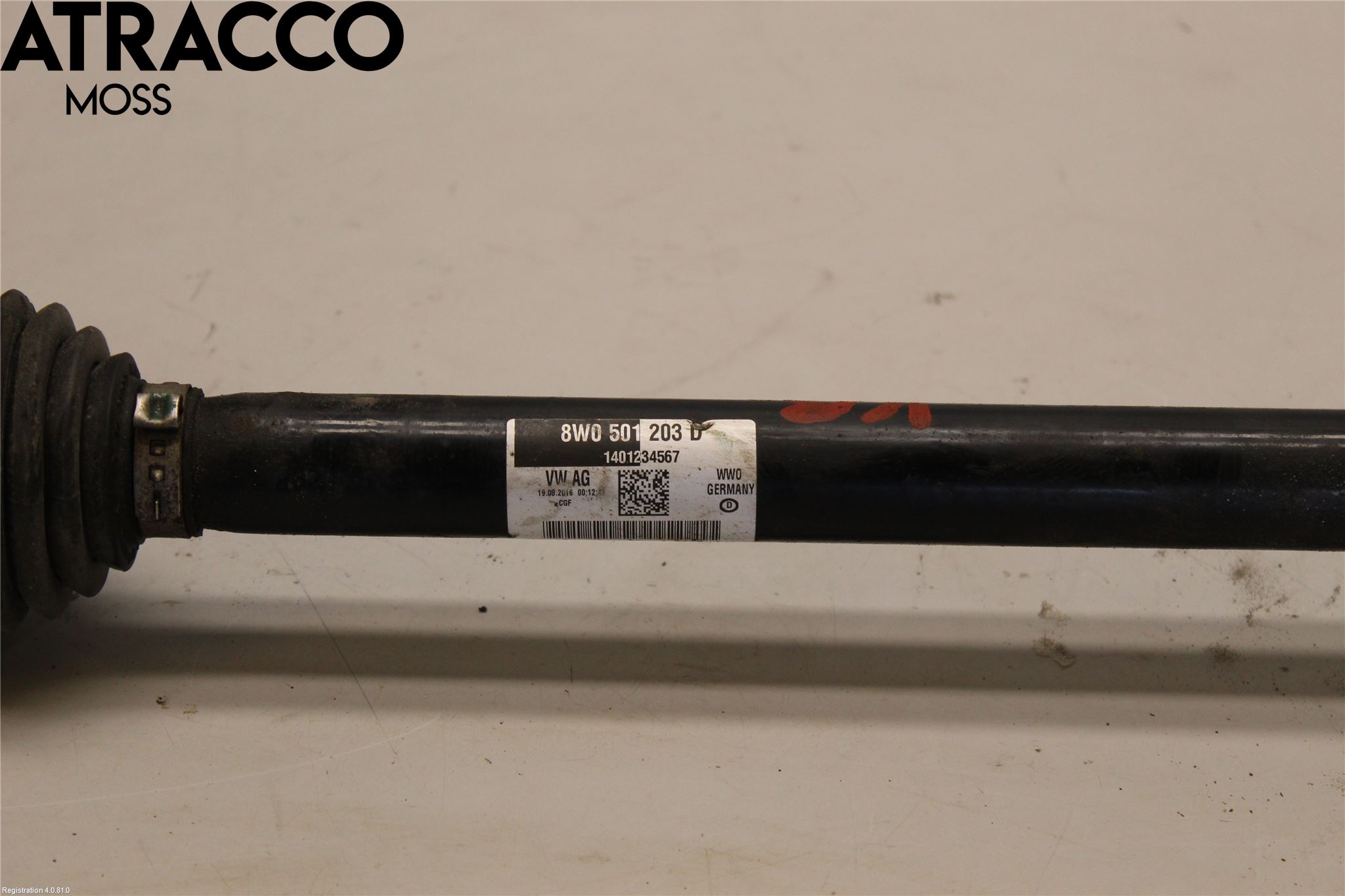 Audi A4/S4 B9 16-19 Drivaxel Bak Höger