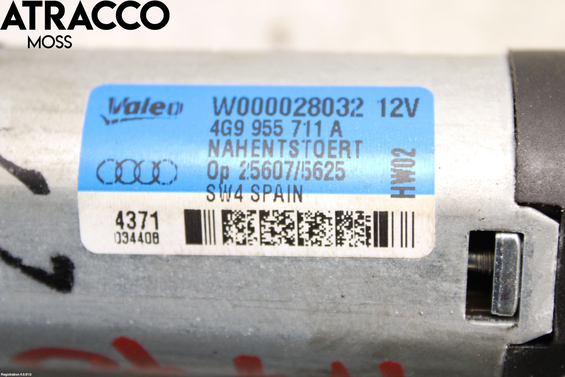 Audi A6/S6 4G 11-18 Torkarmotor Baklucka