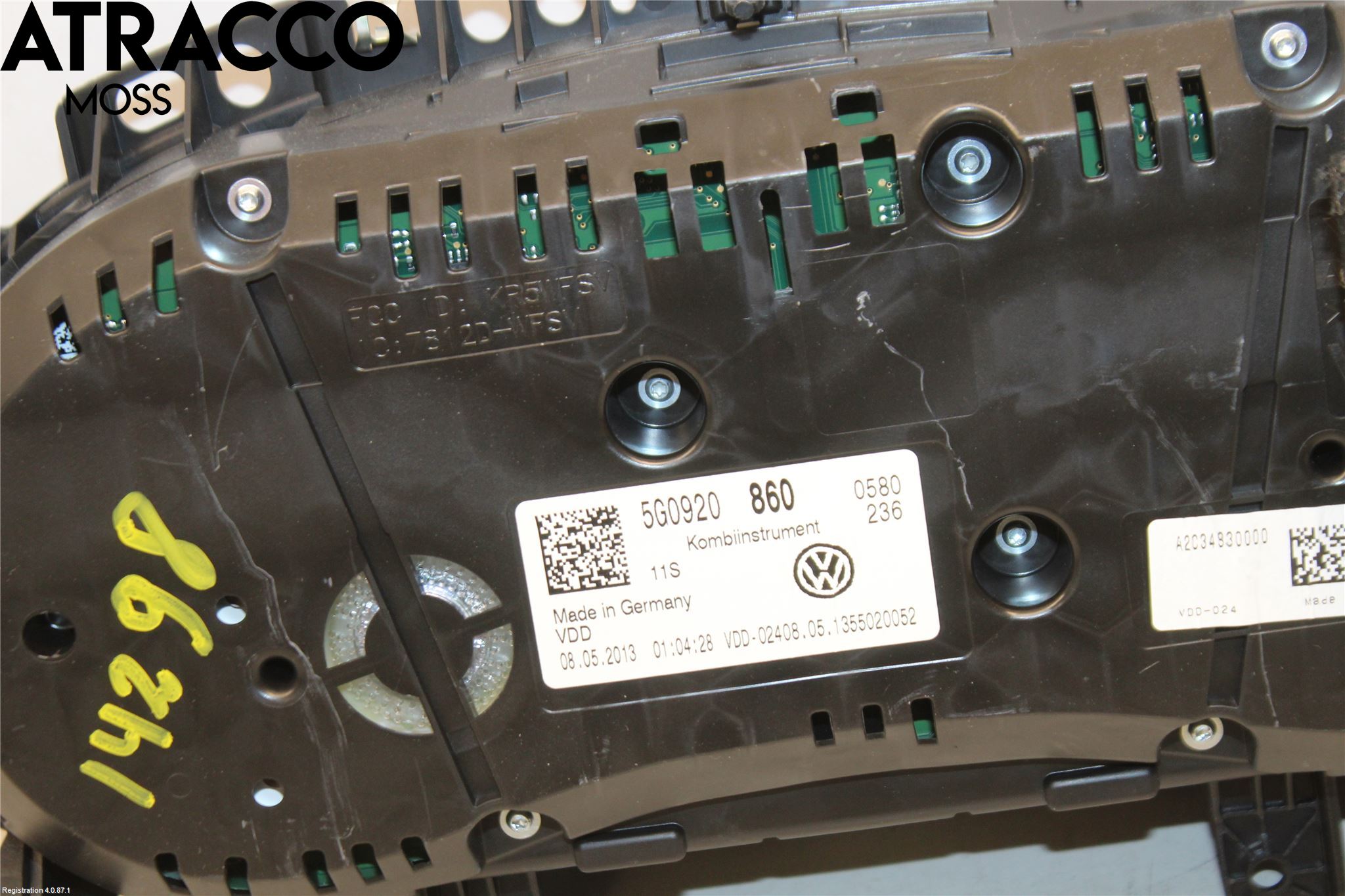 Volkswagen VW GOLF / E-GOLF VII 13-20 Instrument Komb