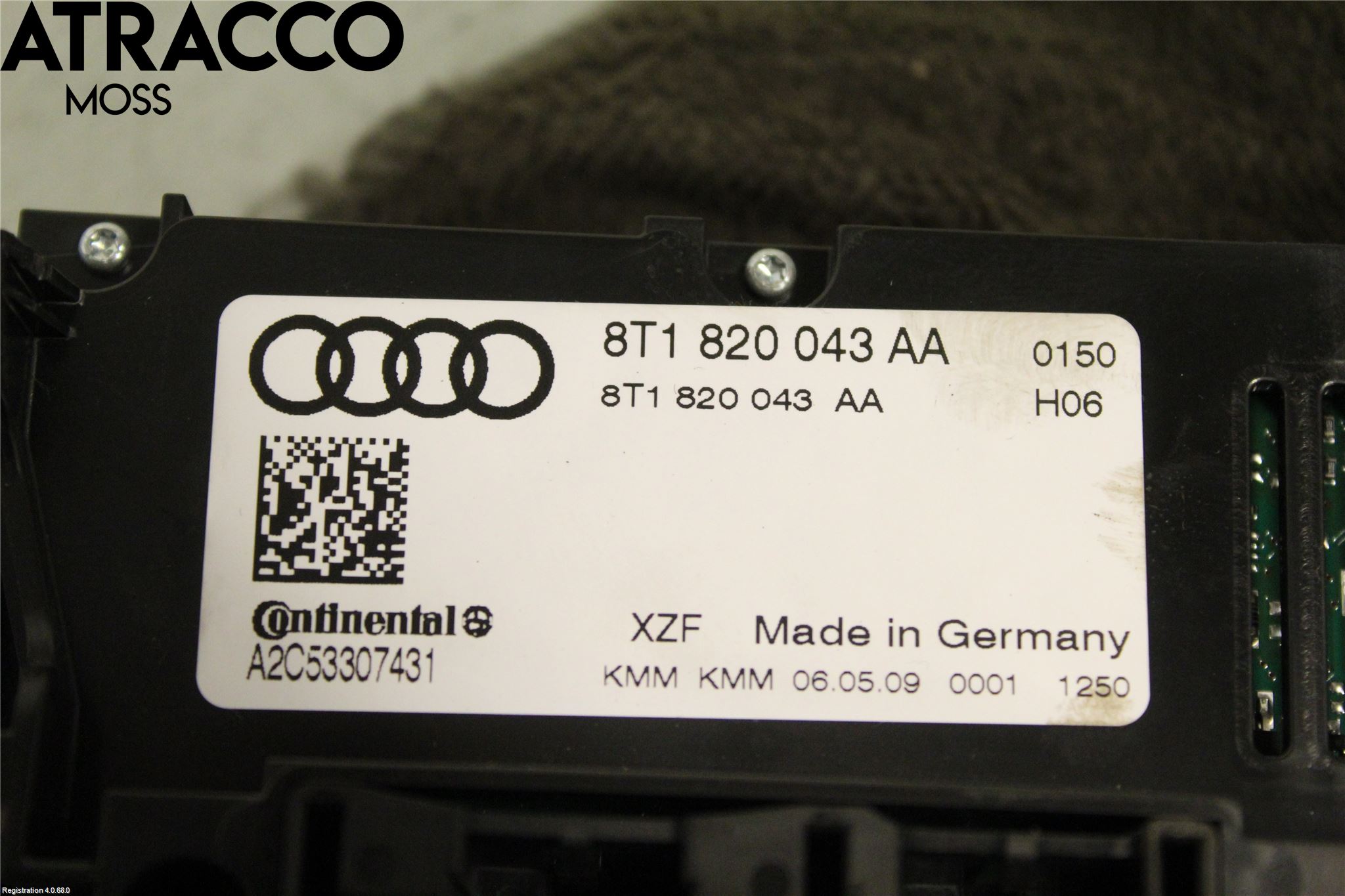 Audi A4/S4 08-11 Ac Styrenhet Ac Manöveren