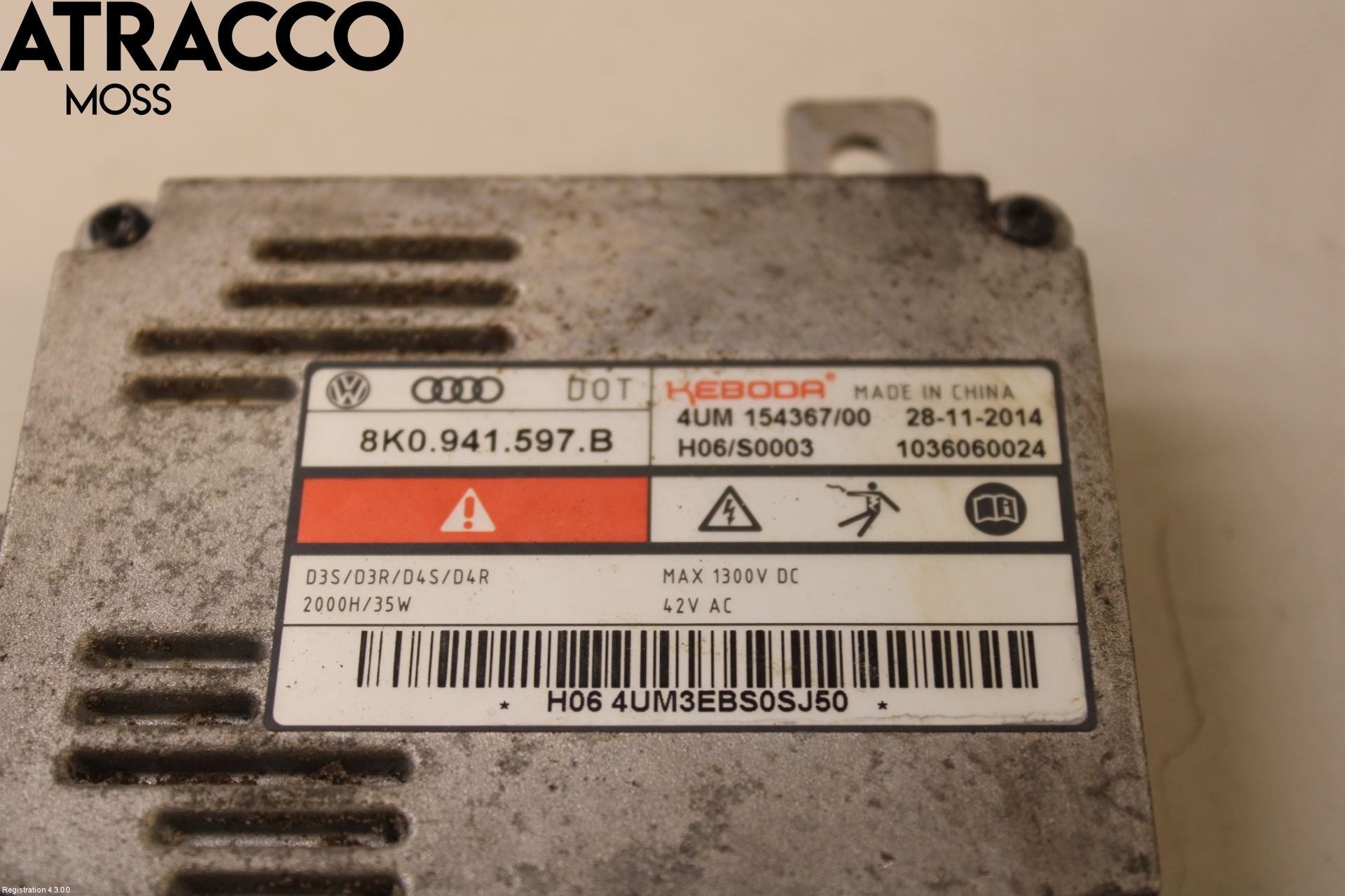 Audi Q5 09-16 Styrenhet Strålkastare