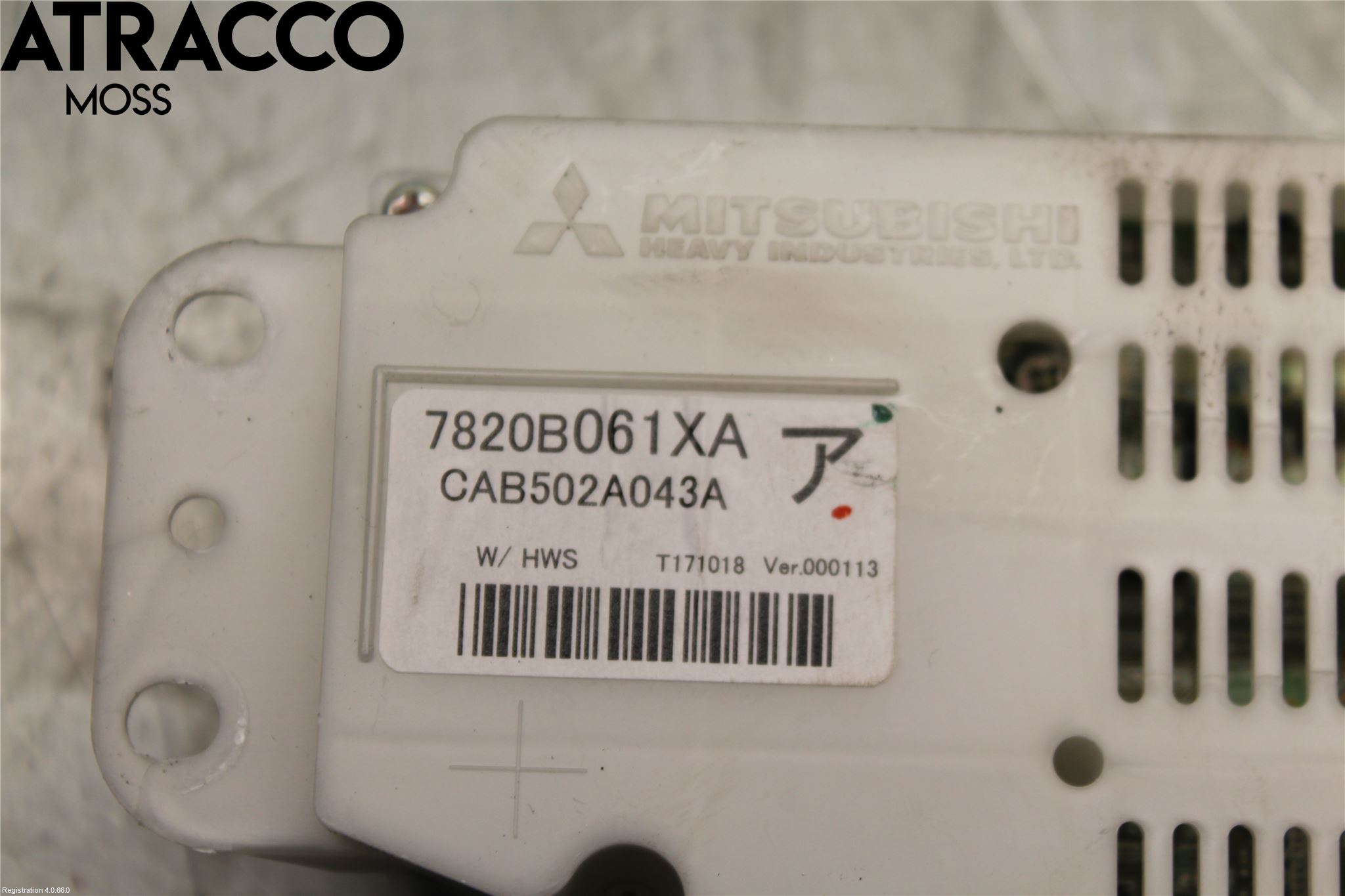 Mitsubishi OUTLANDER 13-21 Ac Styrenhet Ac Manöveren