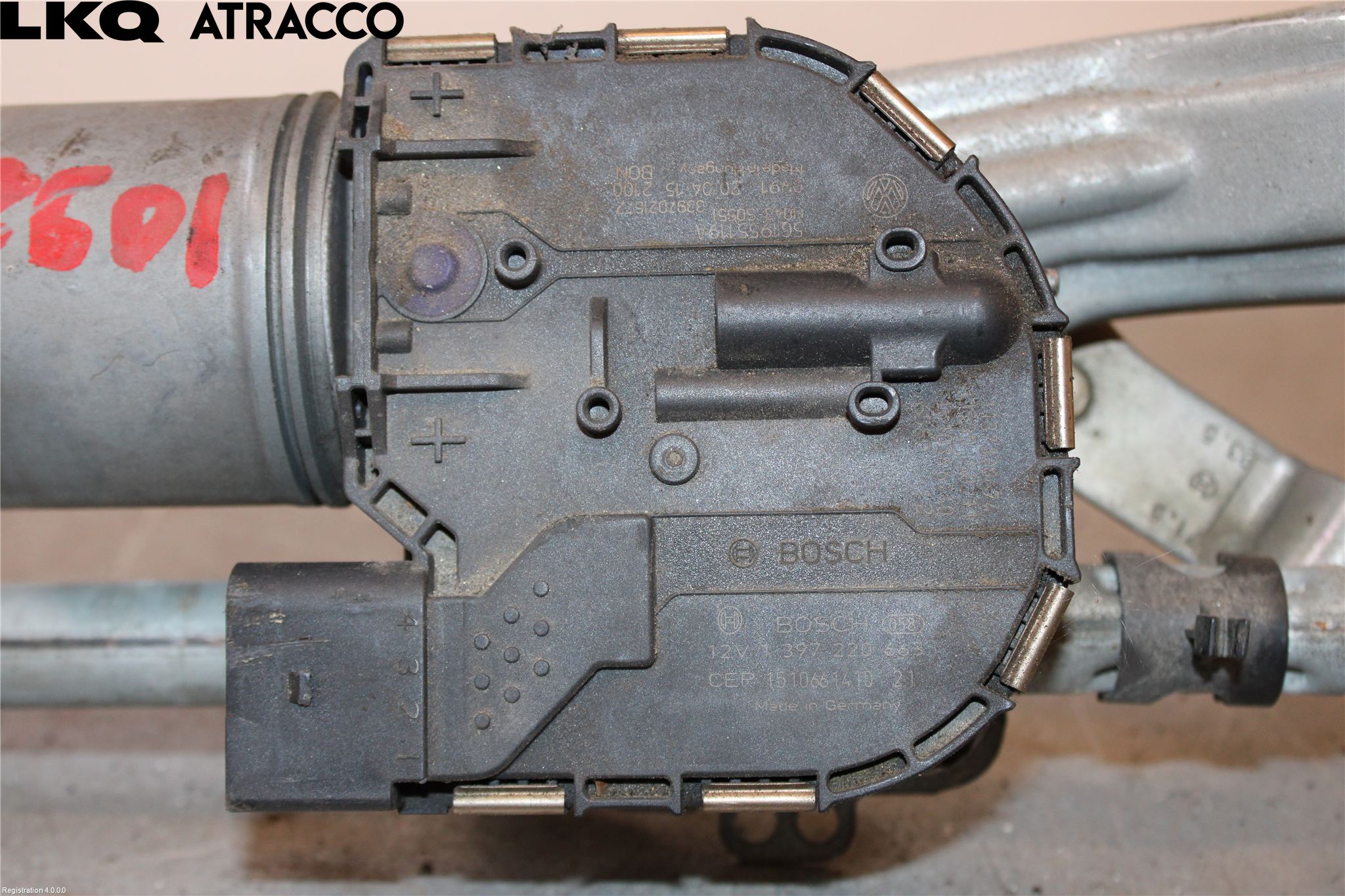Volkswagen VW GOLF / E-GOLF VII 13-20 Torkarmotor Vindruta
