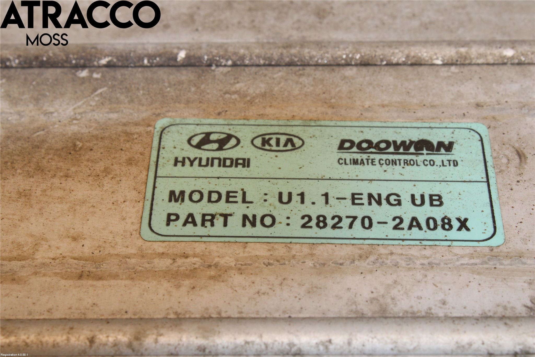 Kia RIO 12-16 Laddluft-Intercooler Kyl