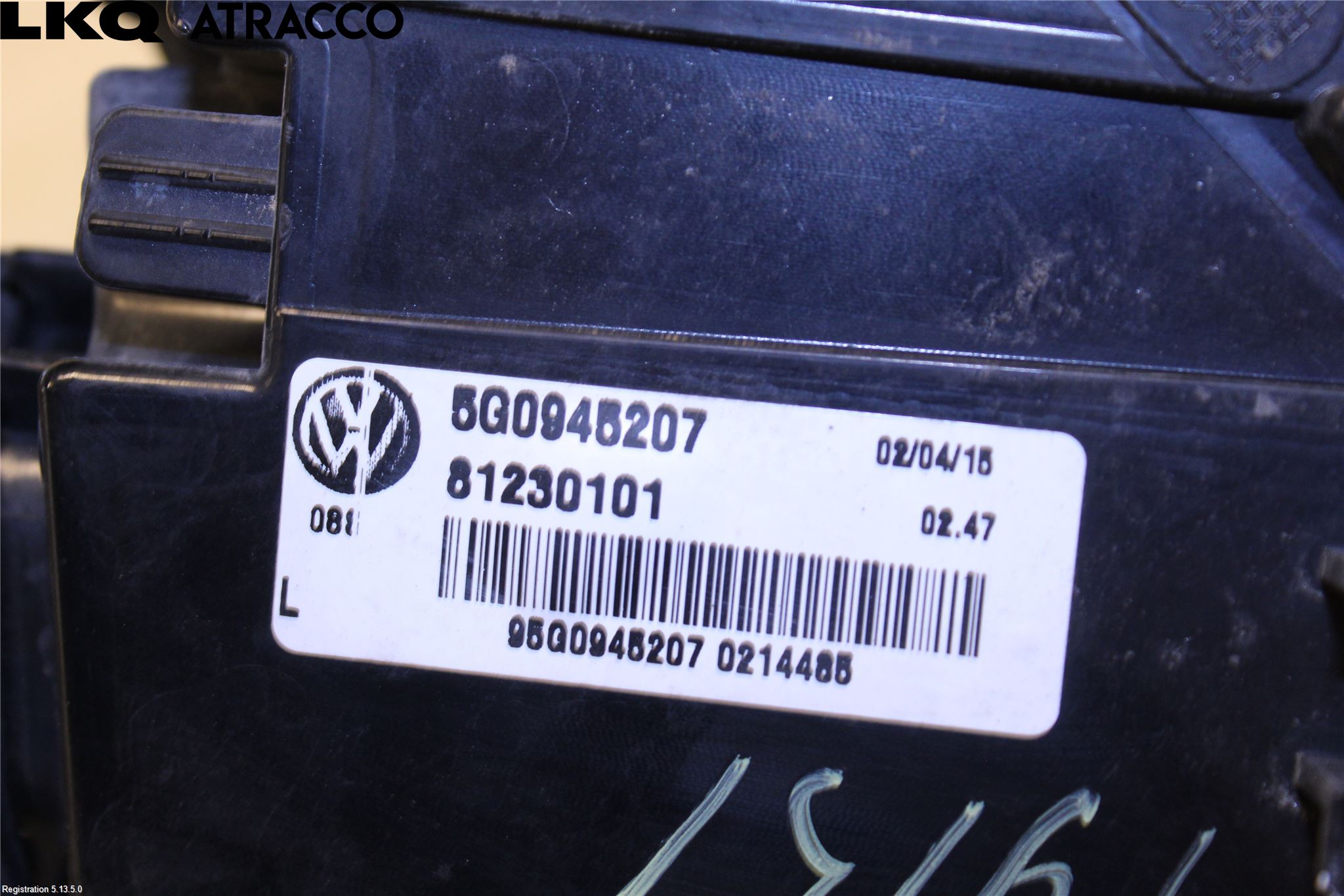 Volkswagen VW GOLF / E-GOLF VII 13-20 Bakljus Vänster