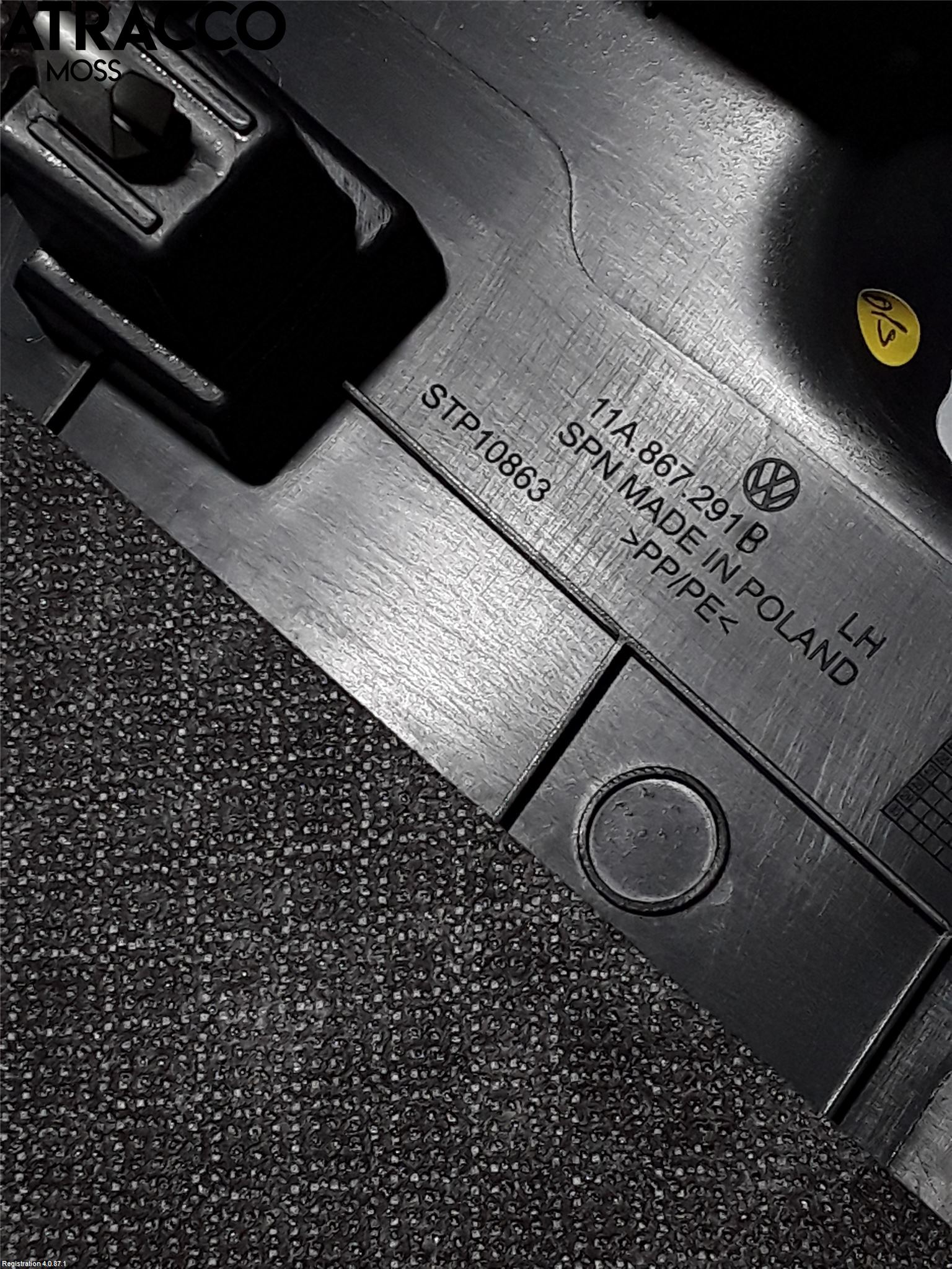 Volkswagen VW ID.4 21- Inr Plastd A-B-C Stolpe