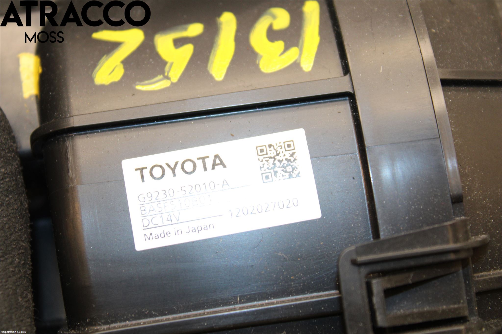 Toyota YARIS XP130 12-14 Ac Värmefläkt