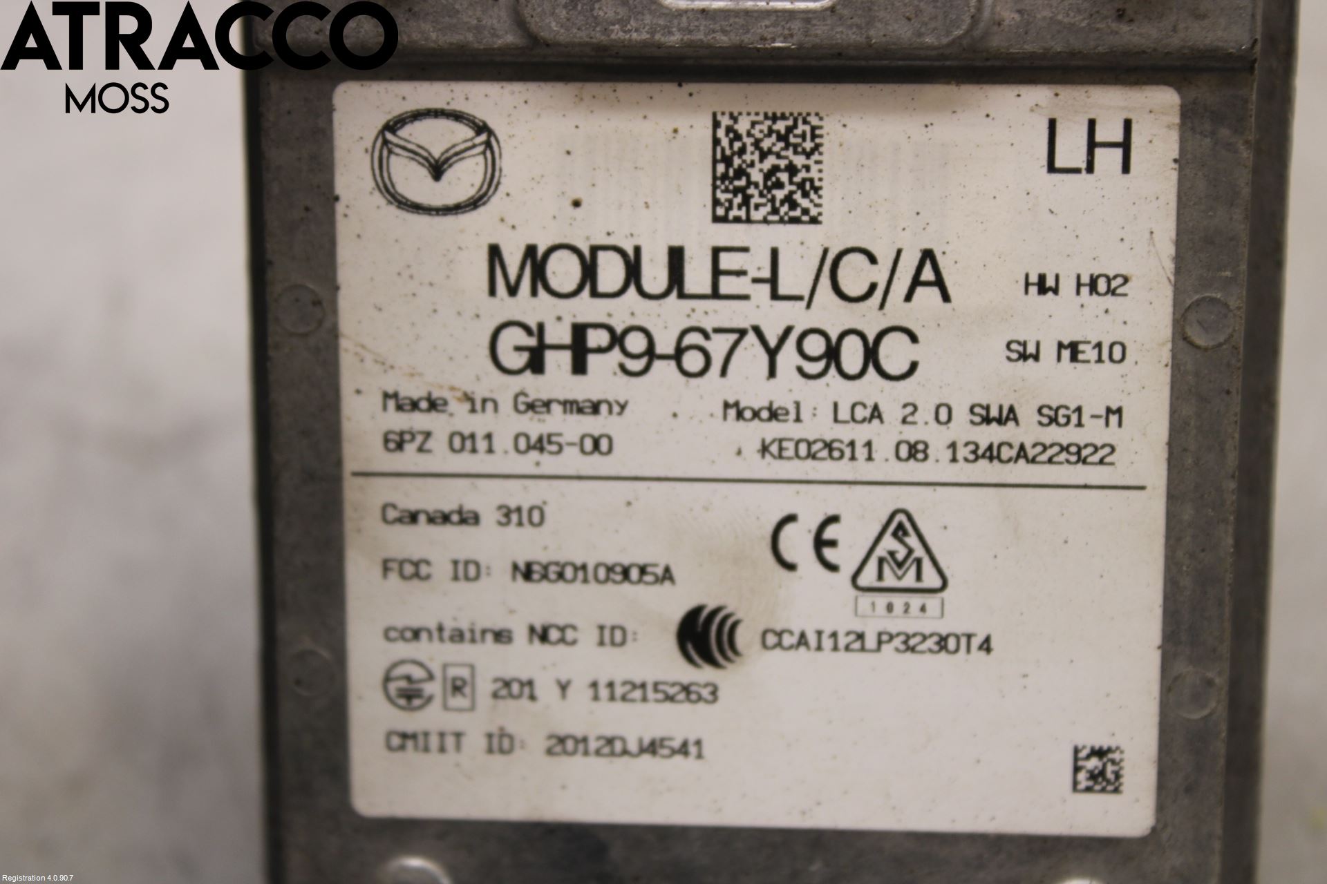 Mazda 6 13- Sensor Övrigt