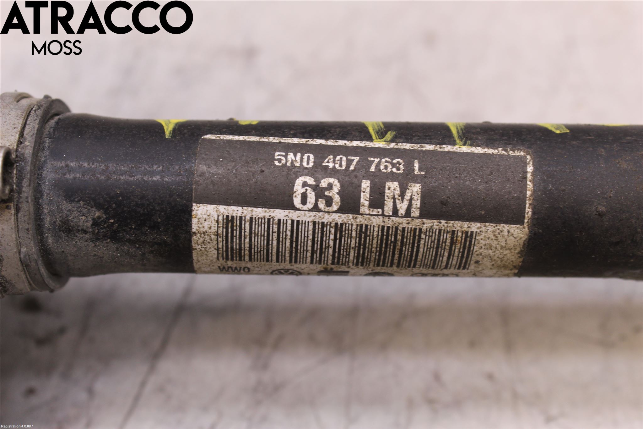 Volkswagen VW TIGUAN 07-16 Drivaxel Fram Vänster