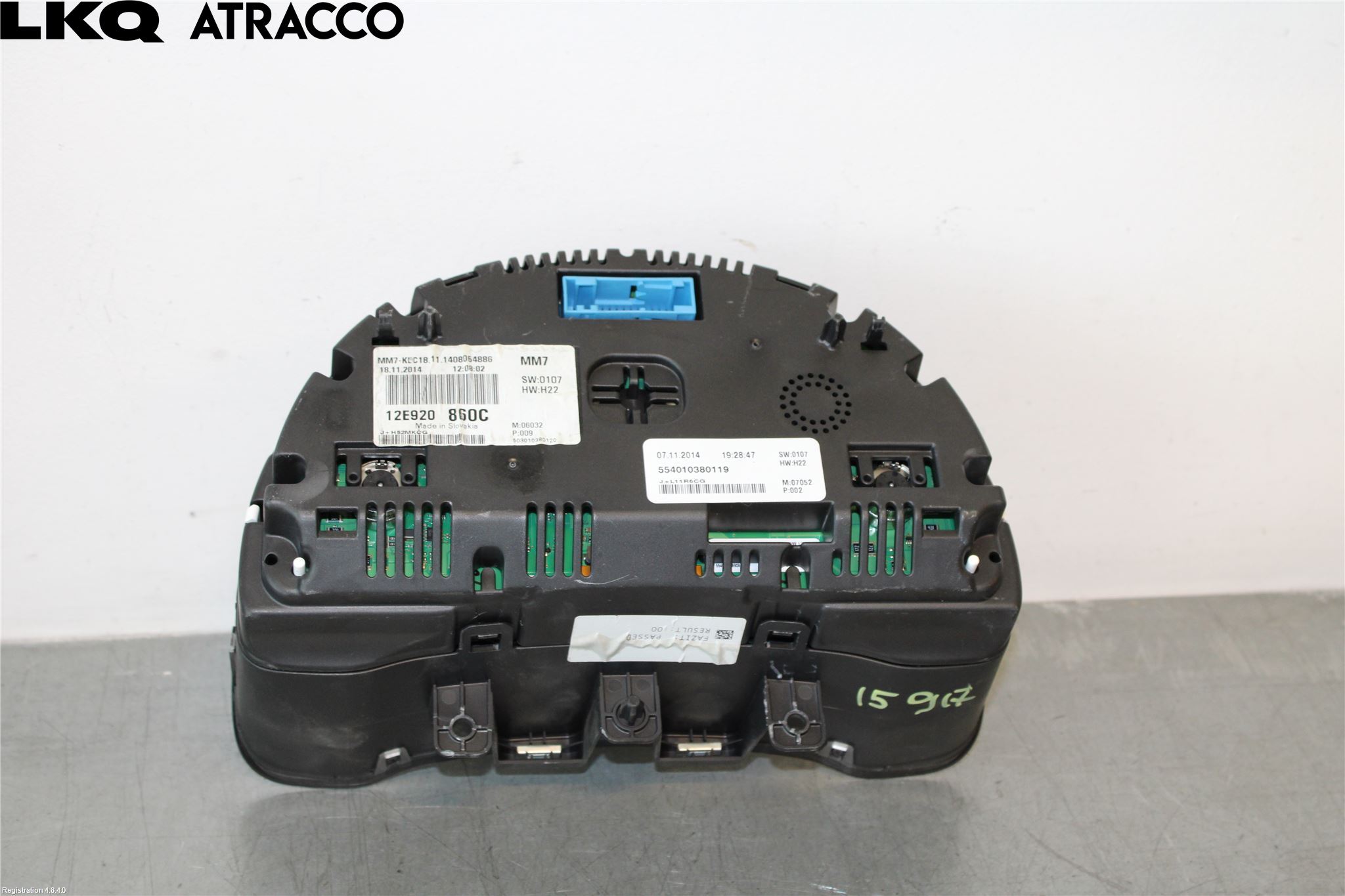 Volkswagen VW UP! / E-UP! Instrument Komb