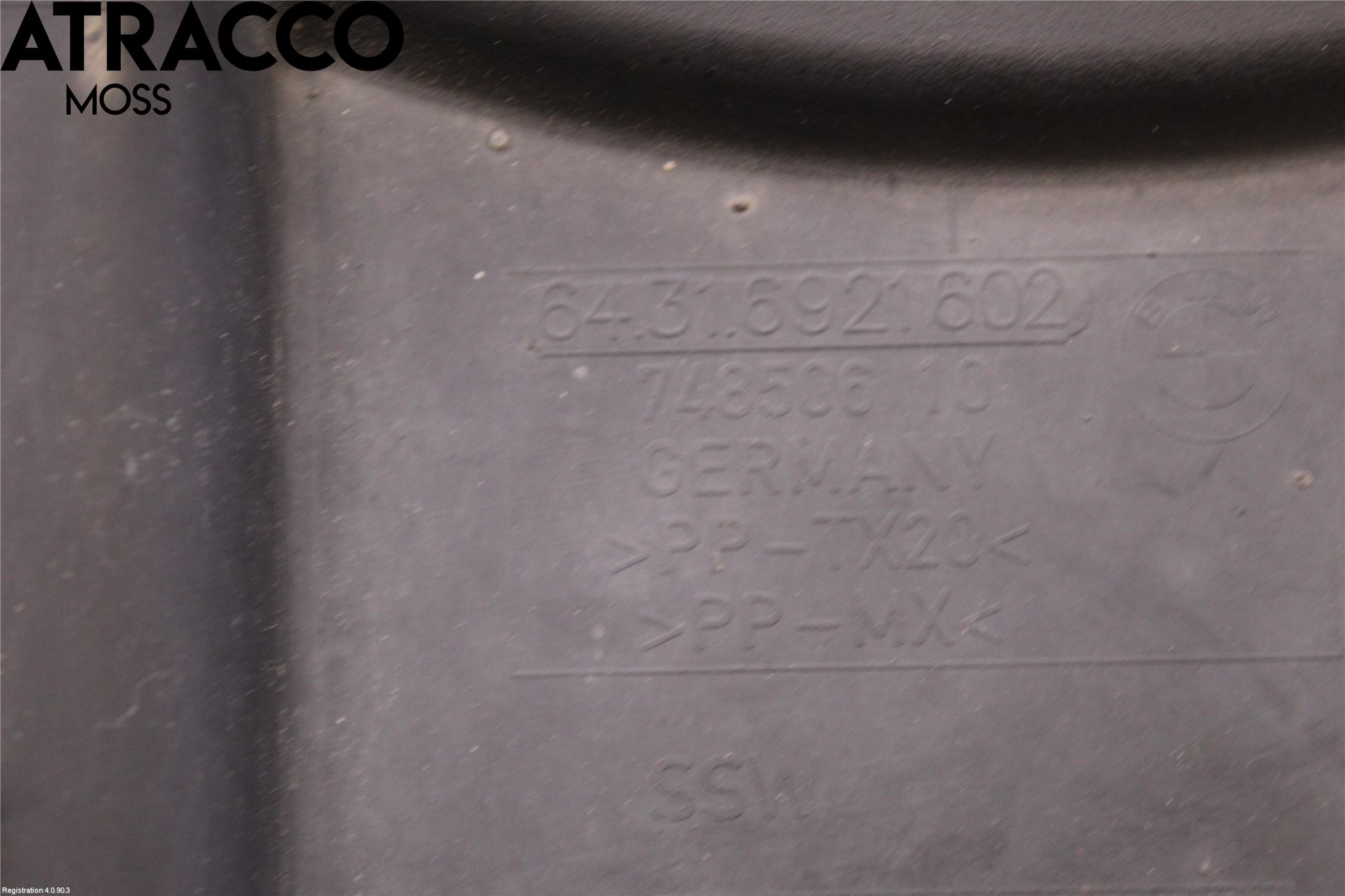 BMW 5 E60/61 Sed/Tou 02-10 Deflektor Plåt-Plast Kylning