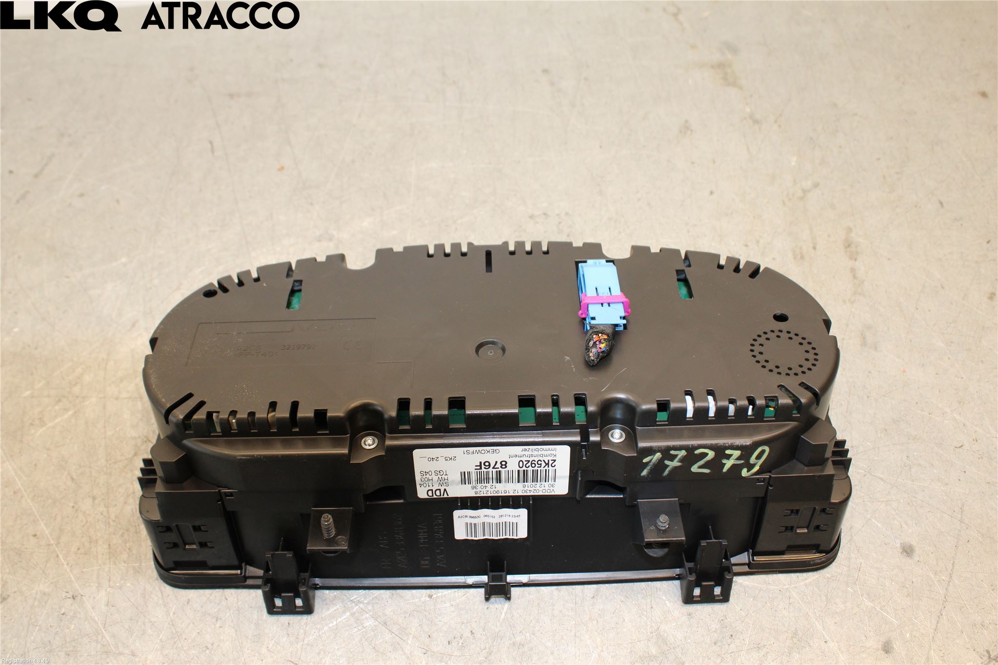 Volkswagen VW CADDY 16-20 Instrument Hast