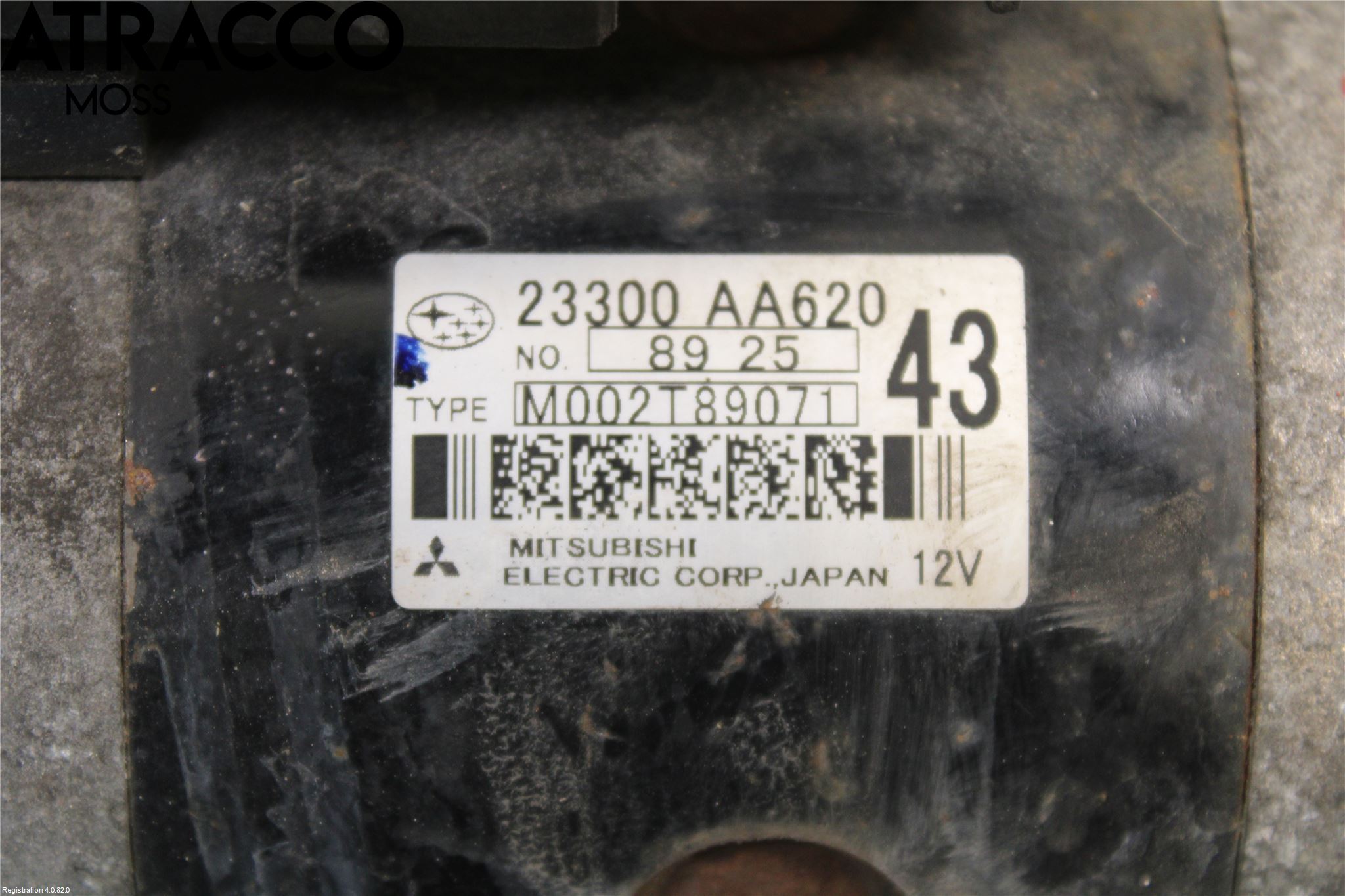 Subaru FORESTER SH  08-13 Startmotor