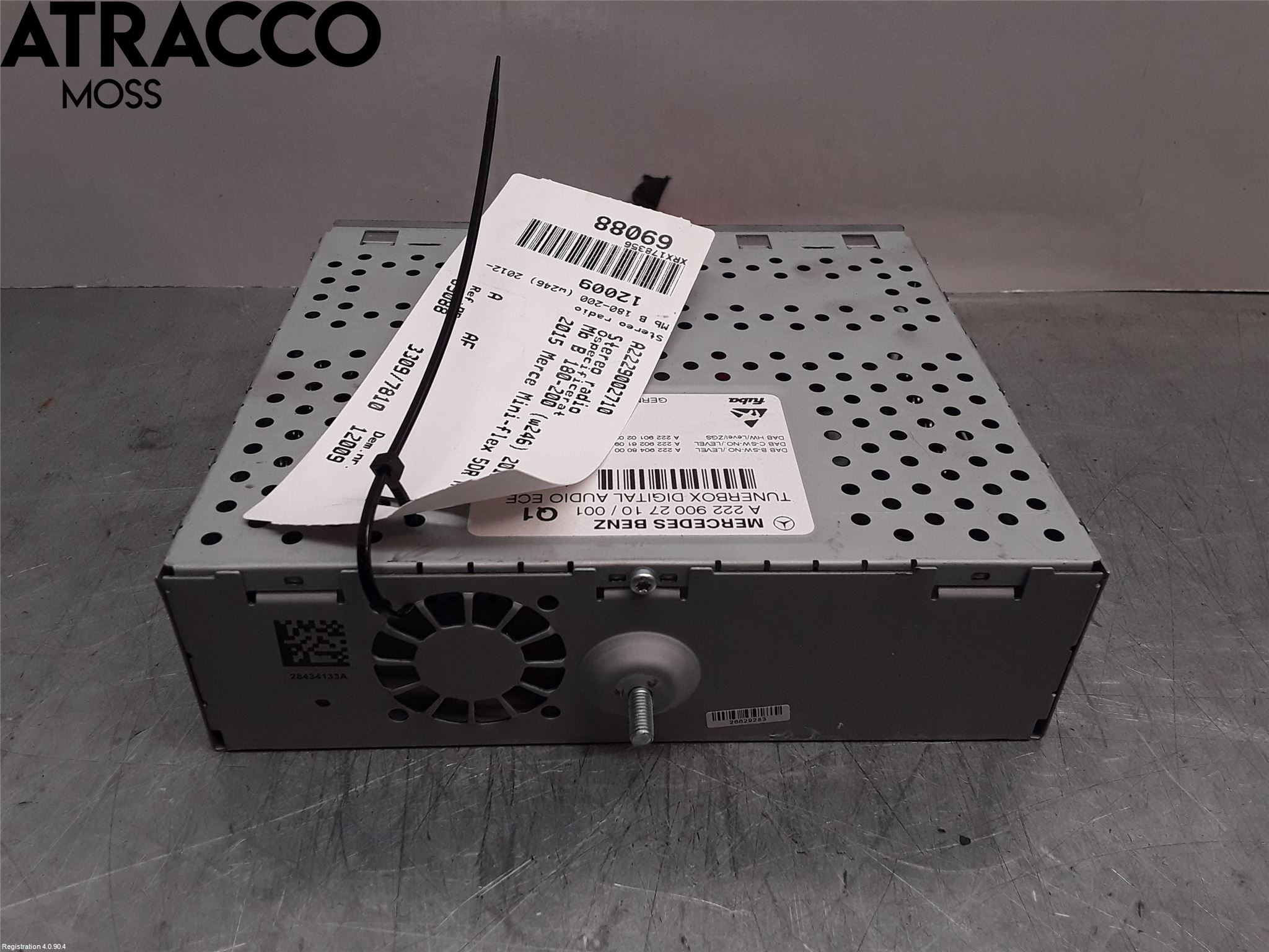 Mercedes-Benz MB B-KLASS (W246/W242) 12-19 Radio