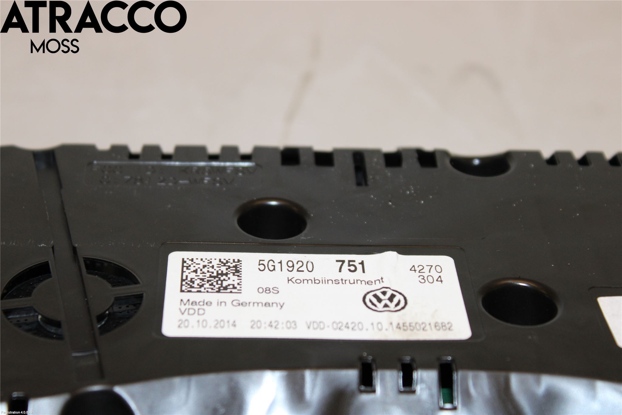Volkswagen VW GOLF / E-GOLF VII 13-20 Instrument Komb