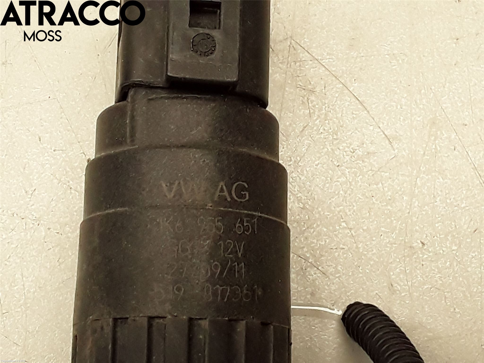 Volkswagen VW GOLF VI 09-13 Spolarpump Vindruta