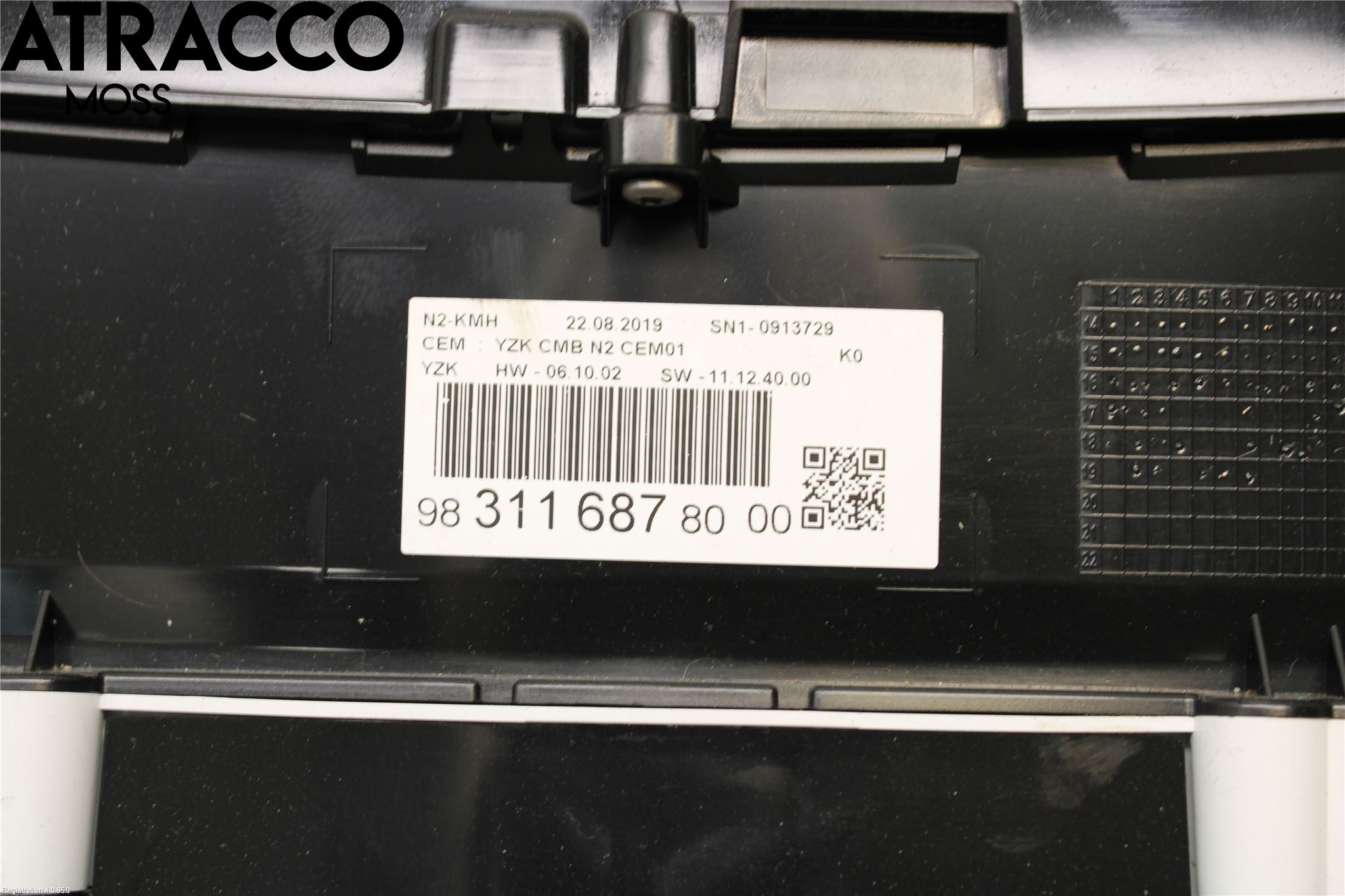 Opel VIVARO 20- Instrument Komb