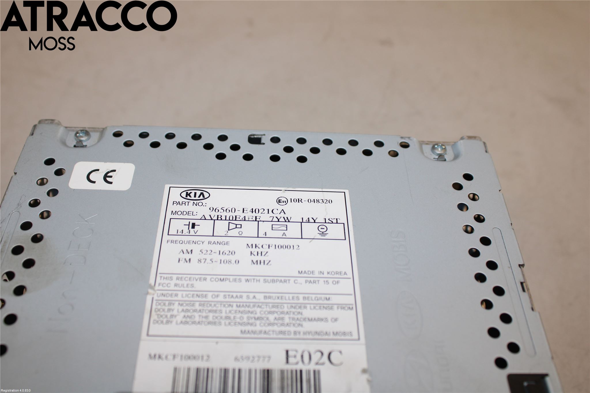 Kia SOUL 09- Cd Radio - Multimediapanel