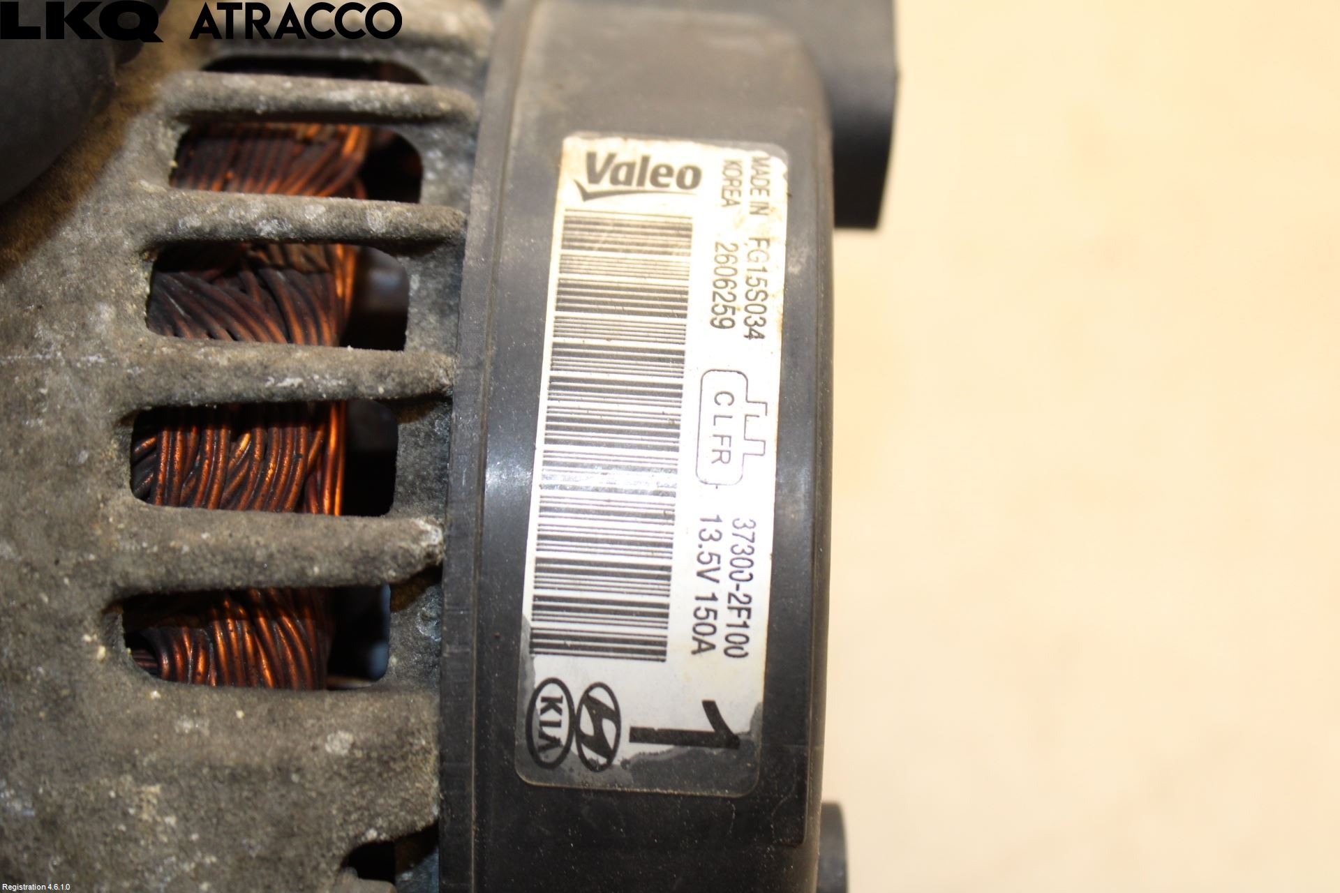 Kia SPORTAGE (SL) 11-15 Generator