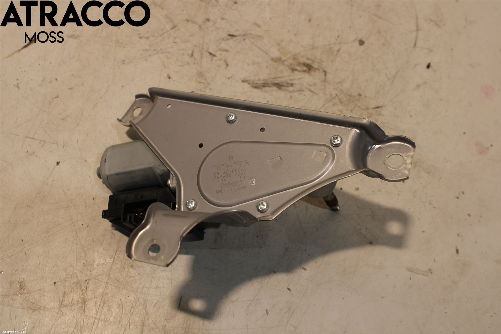 Toyota YARIS XP130 12-14 Torkarmotor Baklucka