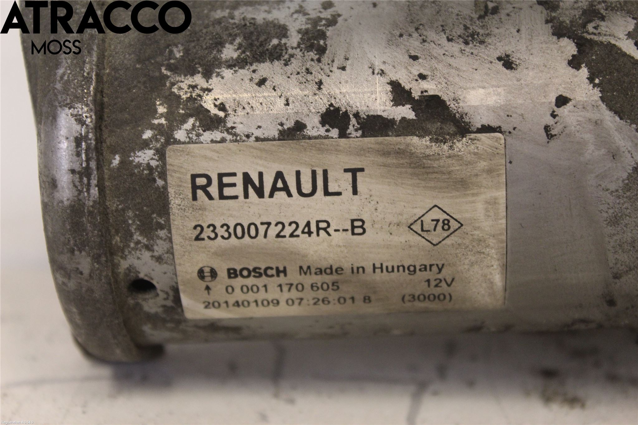 Nissan QASHQAI 14-17 Startmotor Diesel