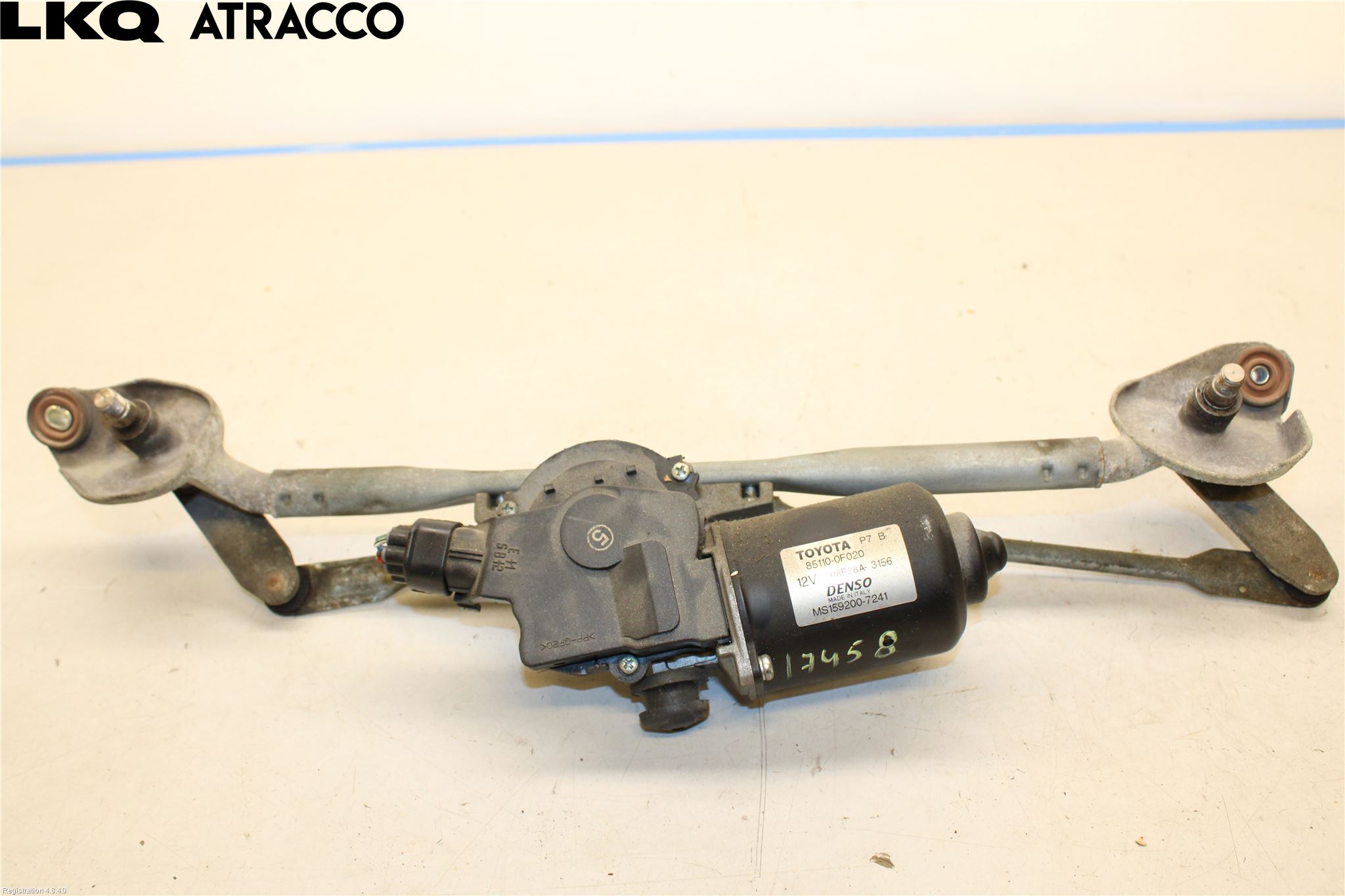 Toyota COROLLA VERSO 04-07 Torkarmotor Vindruta