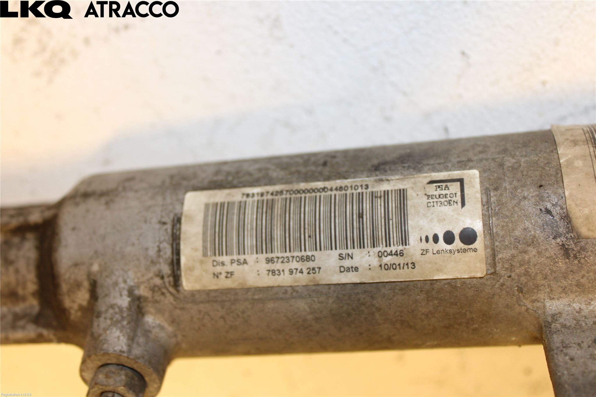 Peugeot 508 11-18 Styrväxel Servo -Snäcka