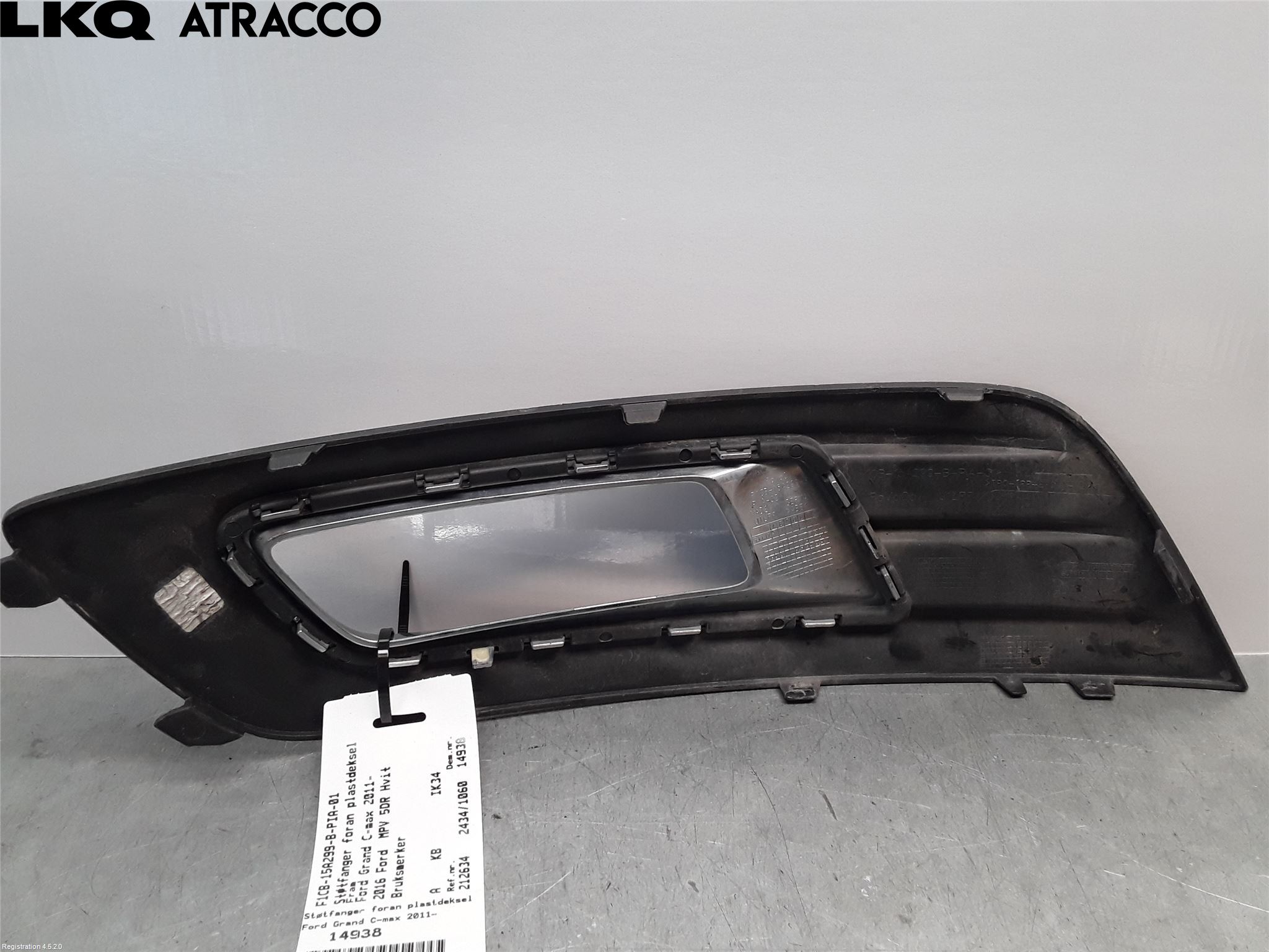 Ford GRAND C-MAX  11-14 Stötfångarbeklädnad Fram