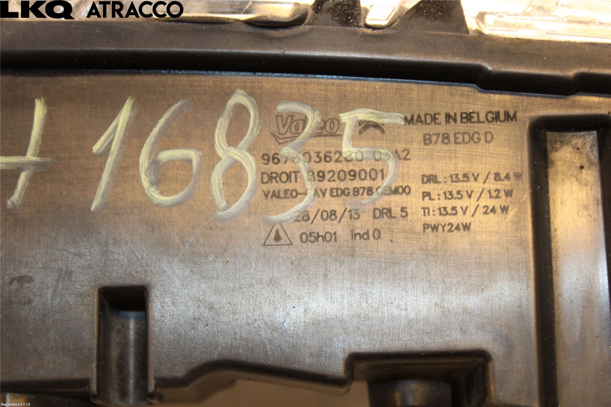 Citroen C4 PICASSO 14-18 Blinkers Fram Höger