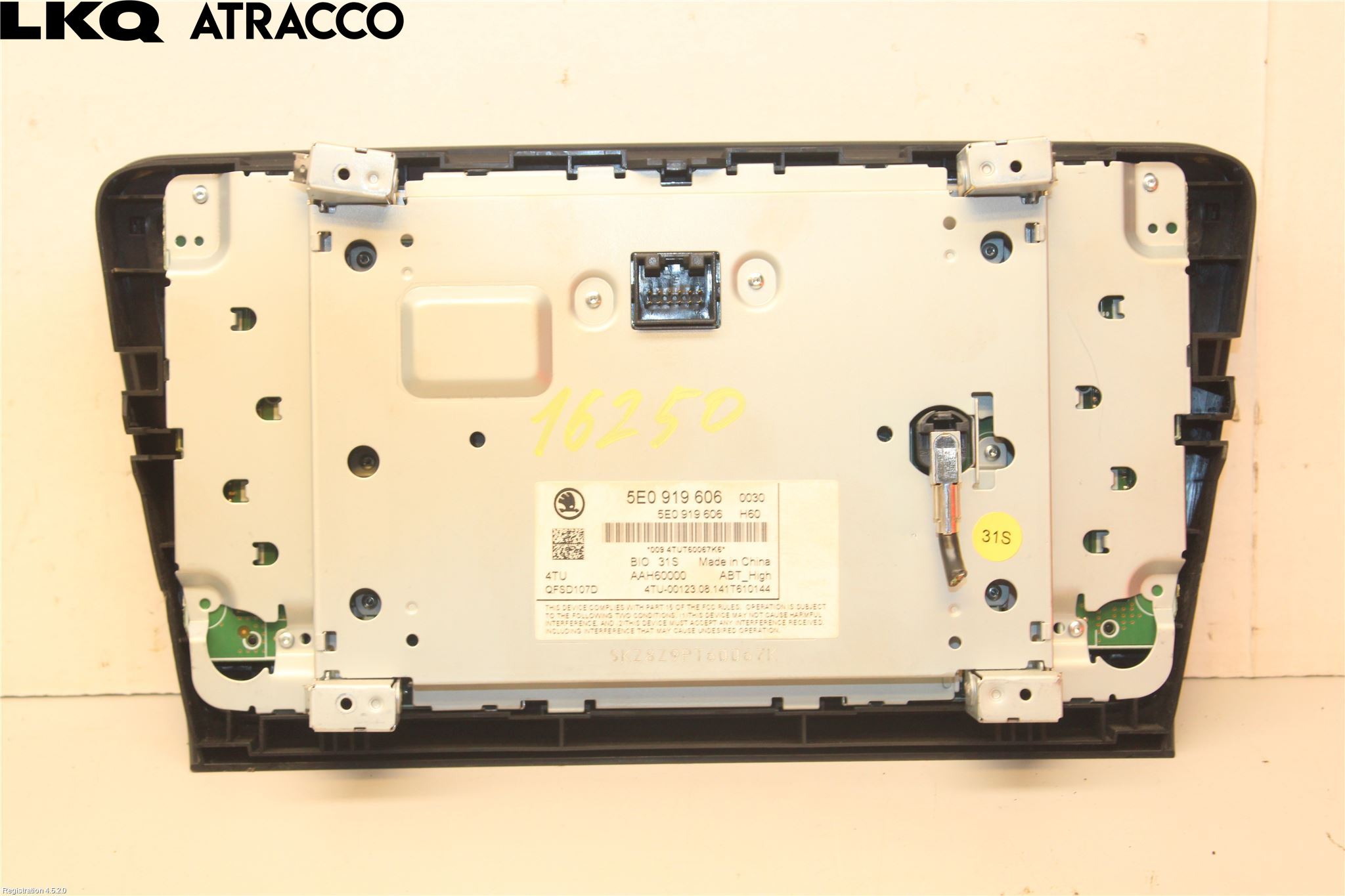 Skoda OCTAVIA (5E) 13-20 Multifunktionsdisplay