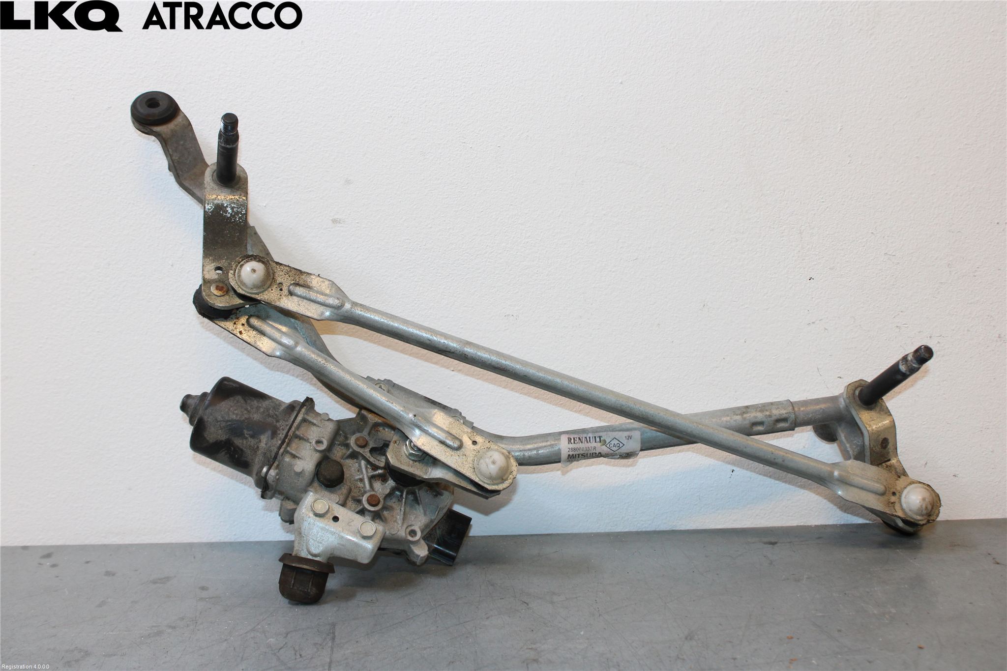 Renault CAPTUR 13-19 Torkarmotor Vindruta