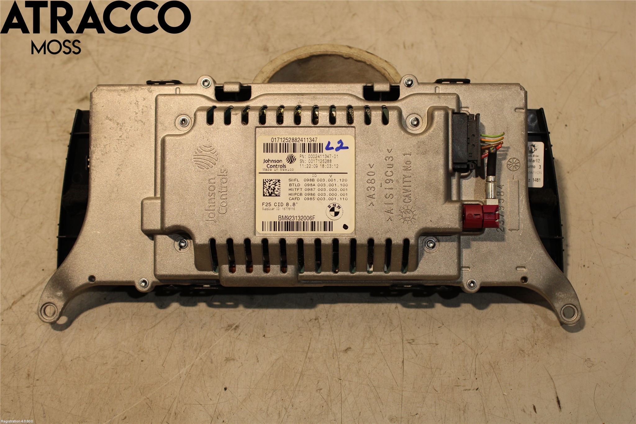 BMW X3 F25 10-17 Multifunktionsdisplay