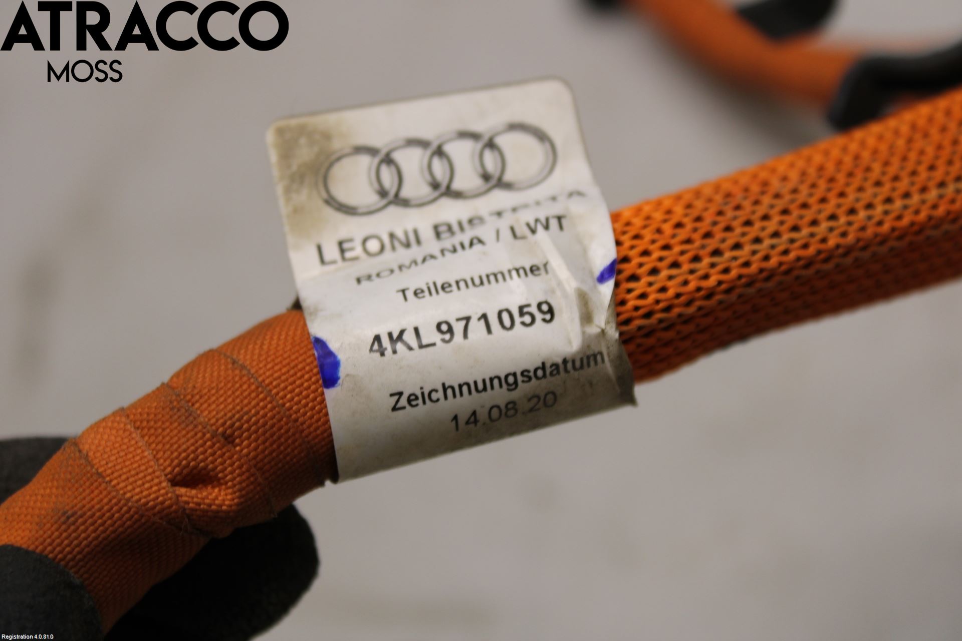 Audi E-TRON, S GE 19- Kabelhärva Högspänning