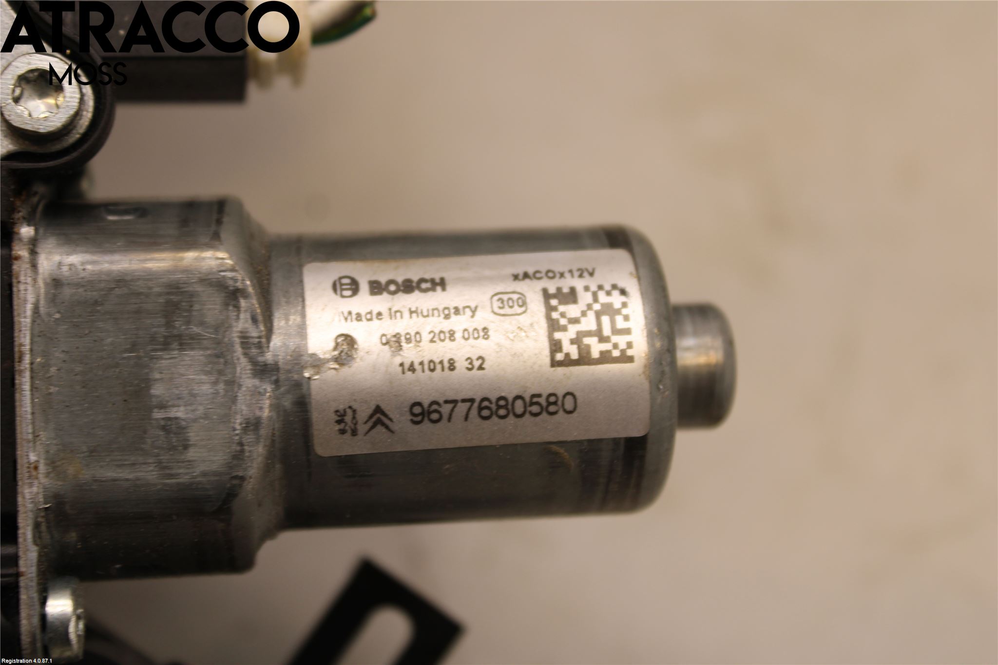 Peugeot 308 14-21 Torkarmotor Baklucka