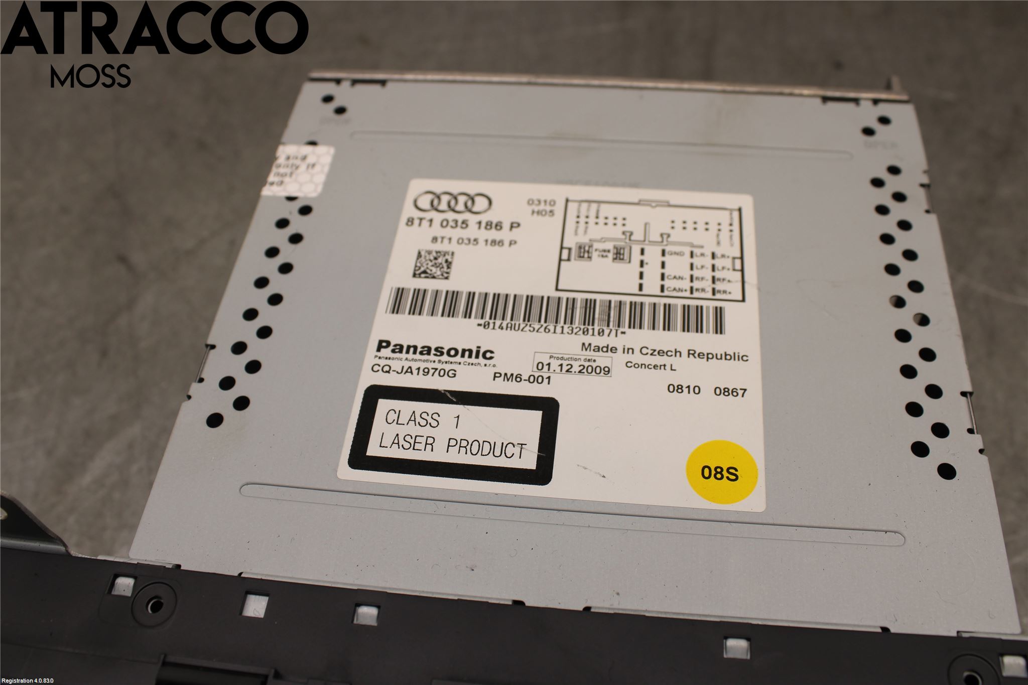 Audi A4/S4 08-11 Cd Radio - Multimediapanel