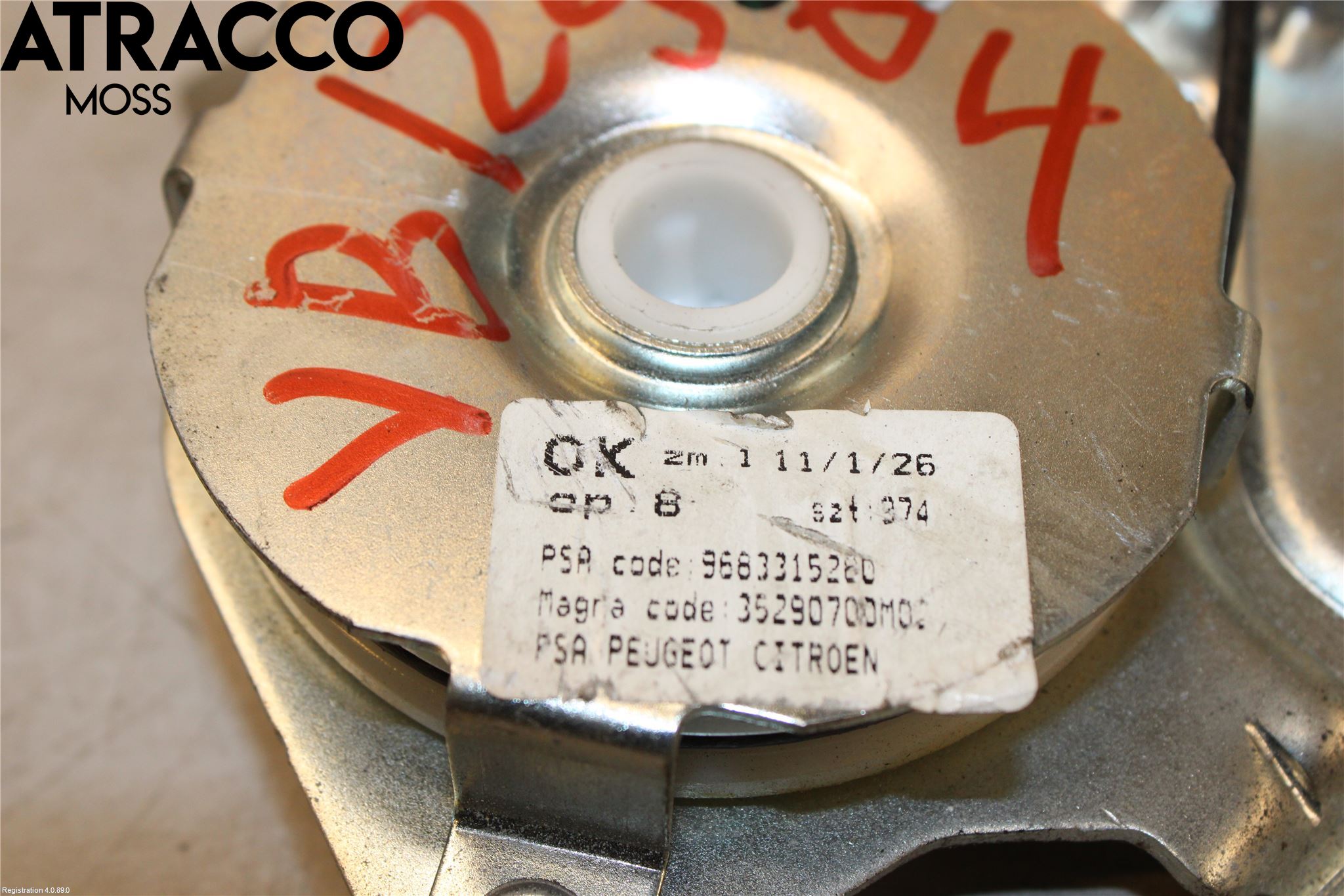 Peugeot 3008 09-16 Baklucka Wire