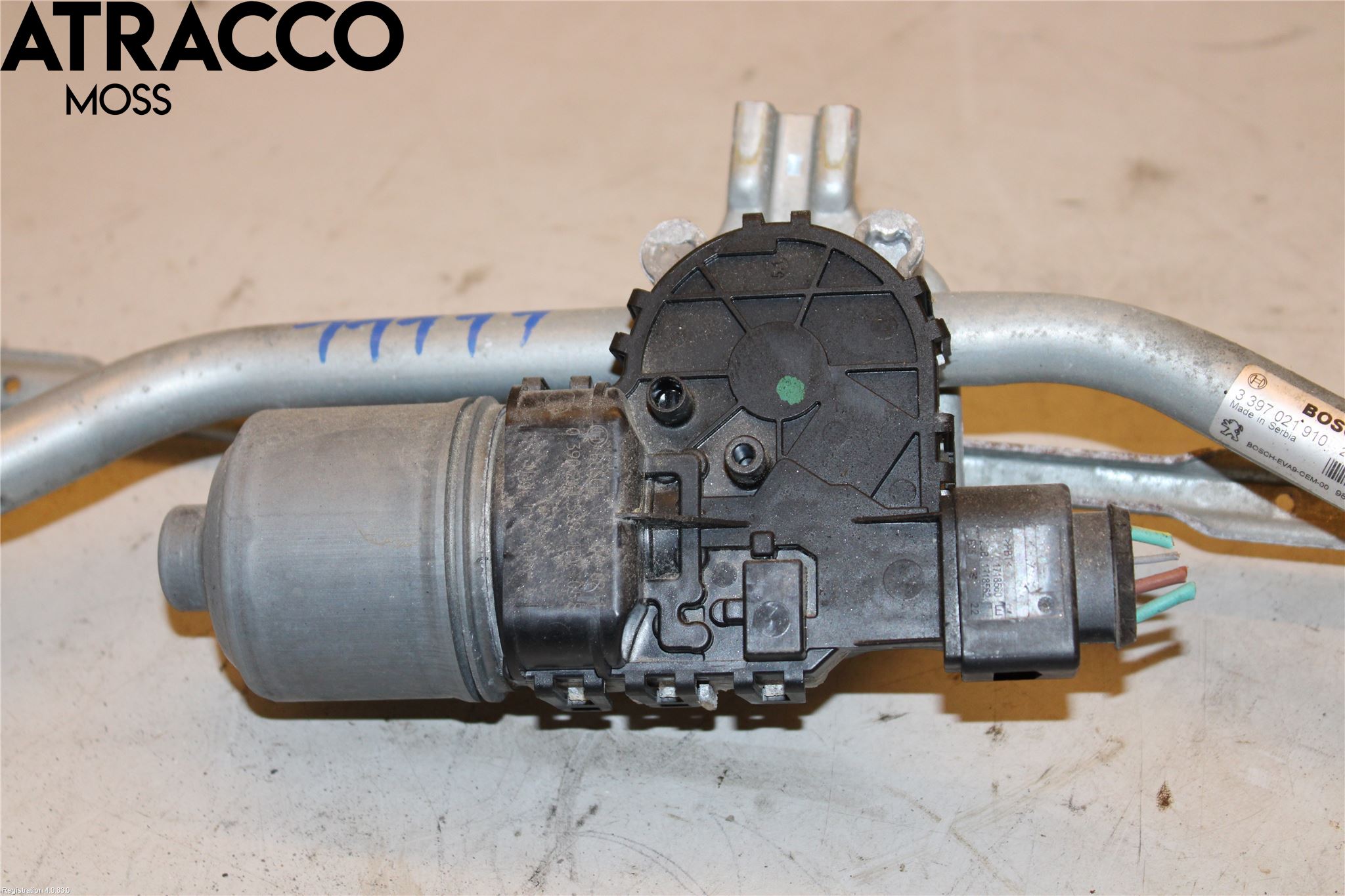 Citroen C3 AIRCROSS 18-23 Torkarmotor Vindruta