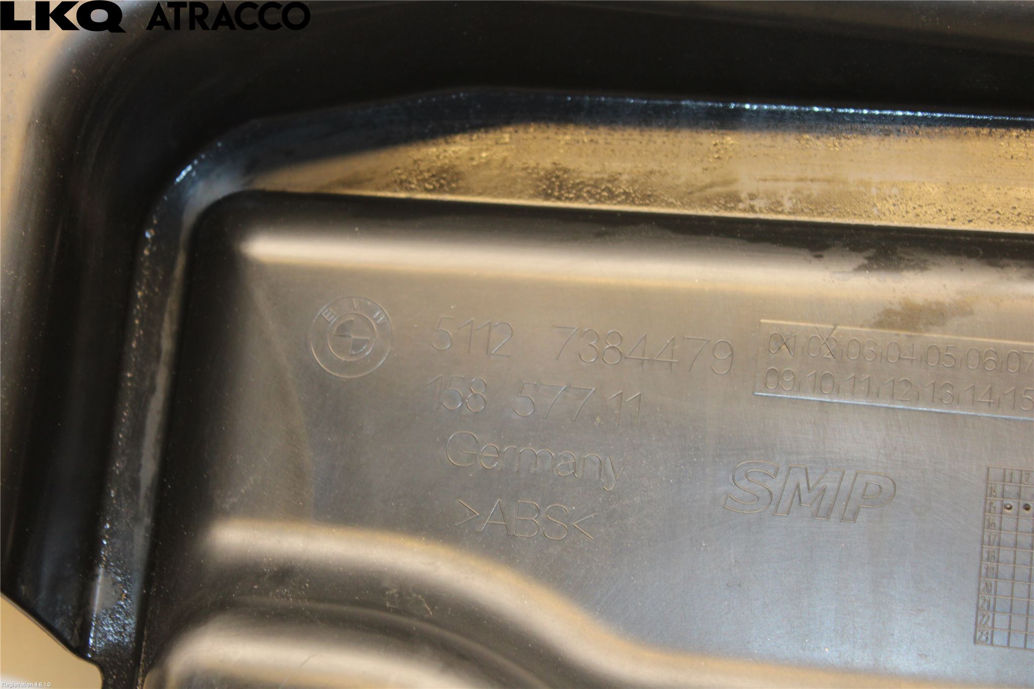 BMW 3 F30/F31/F80 12-19 Stötfångarfäste Bak Vä