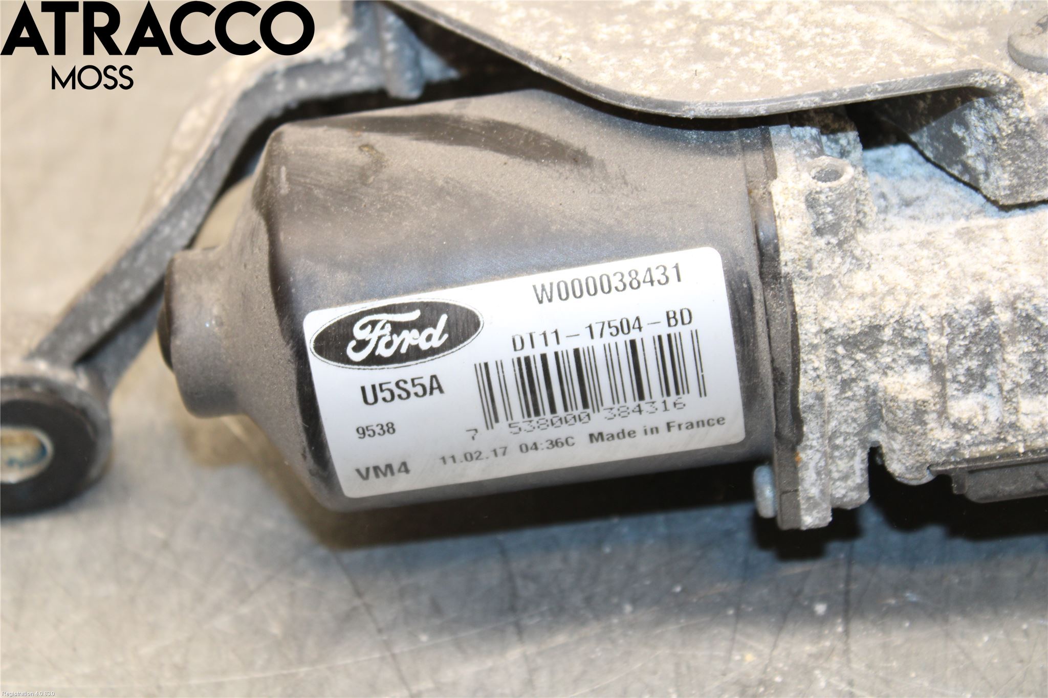 Ford TRANSIT/TOURNEO CONNECT 13-22 Torkarmotor Vindruta