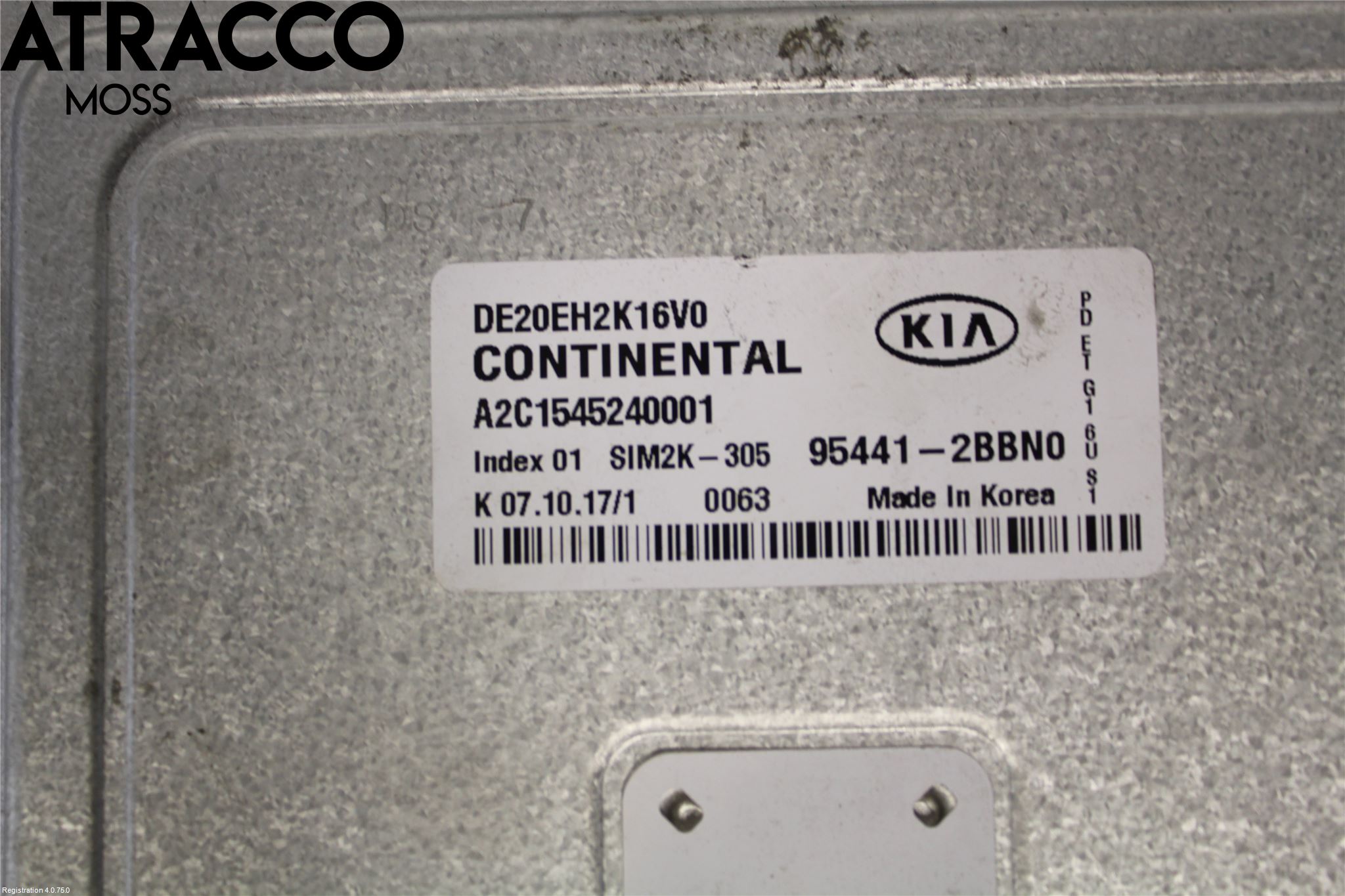 Kia NIRO (DE) 17-22 Styrenhet Insprut Bensin