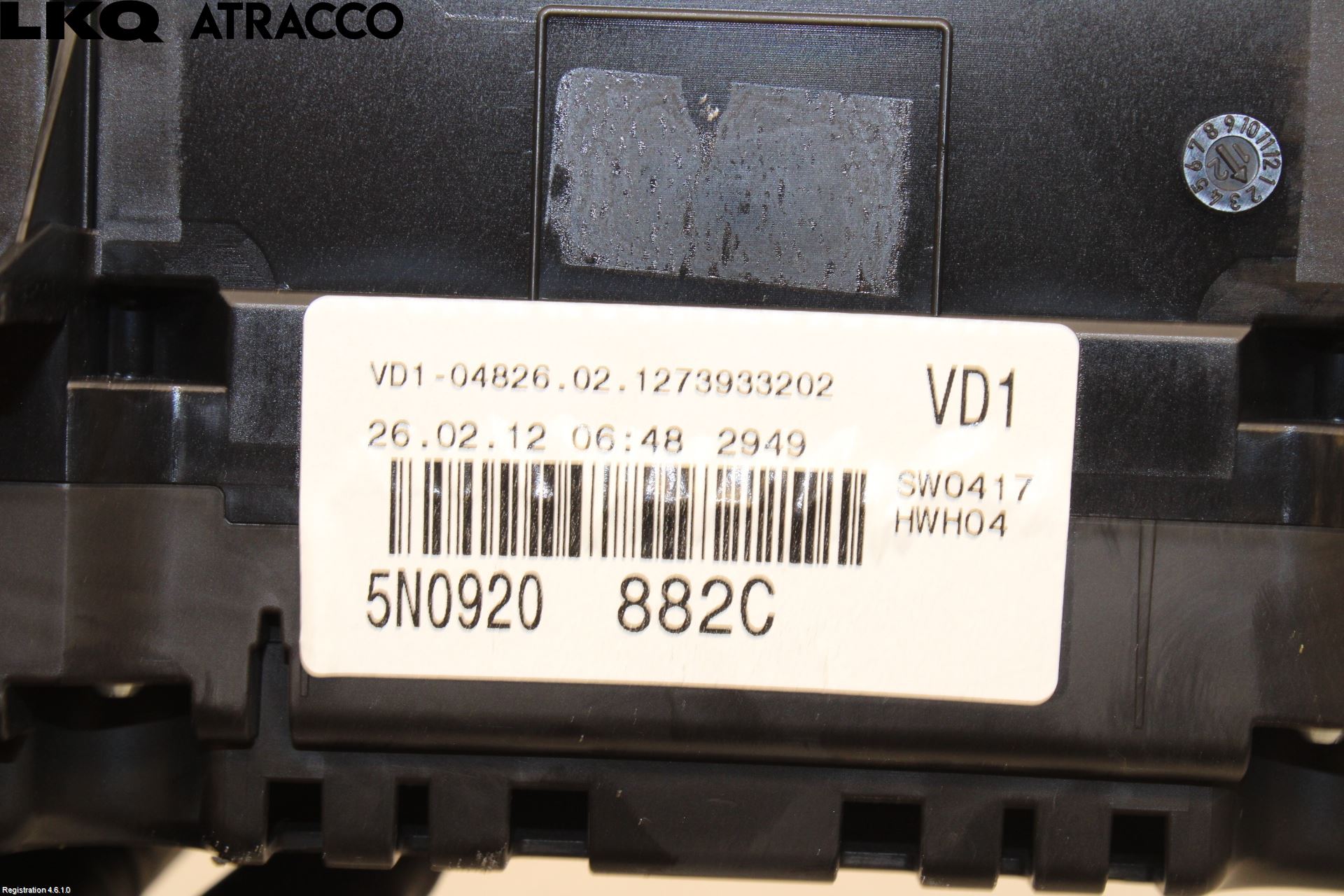 Volkswagen VW TIGUAN 07-16 Instrument Komb