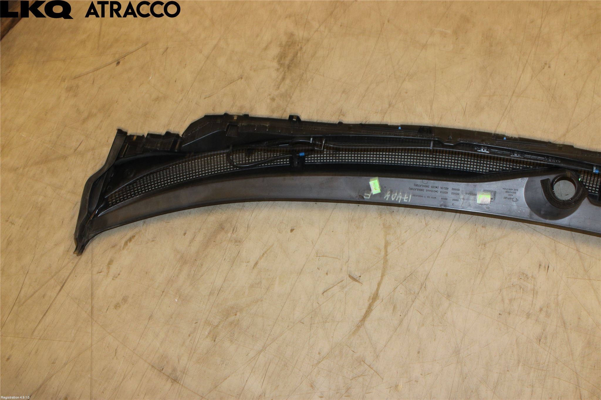 Nissan QASHQAI 14-17 Torpedplåt-Torpedplast