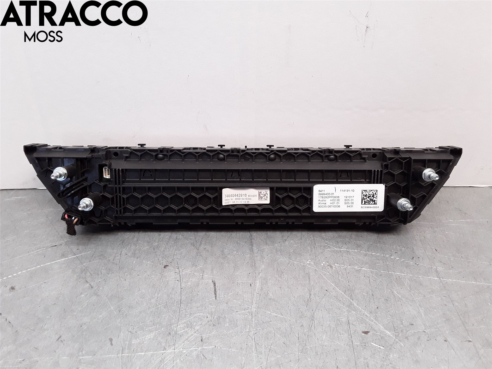 BMW 5 G30/G31/F90 17-23 Ac Styrenhet Ac Manöveren