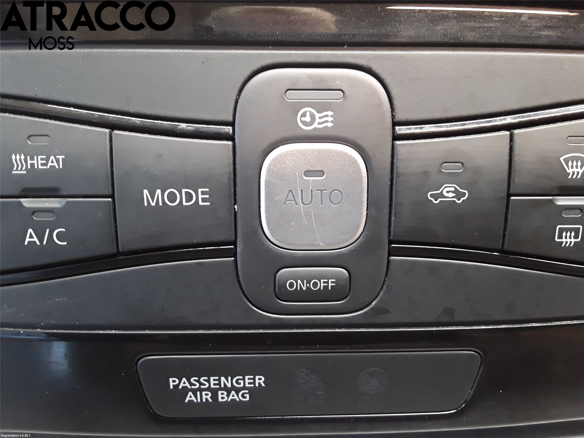 Nissan LEAF 18- Värmereglage