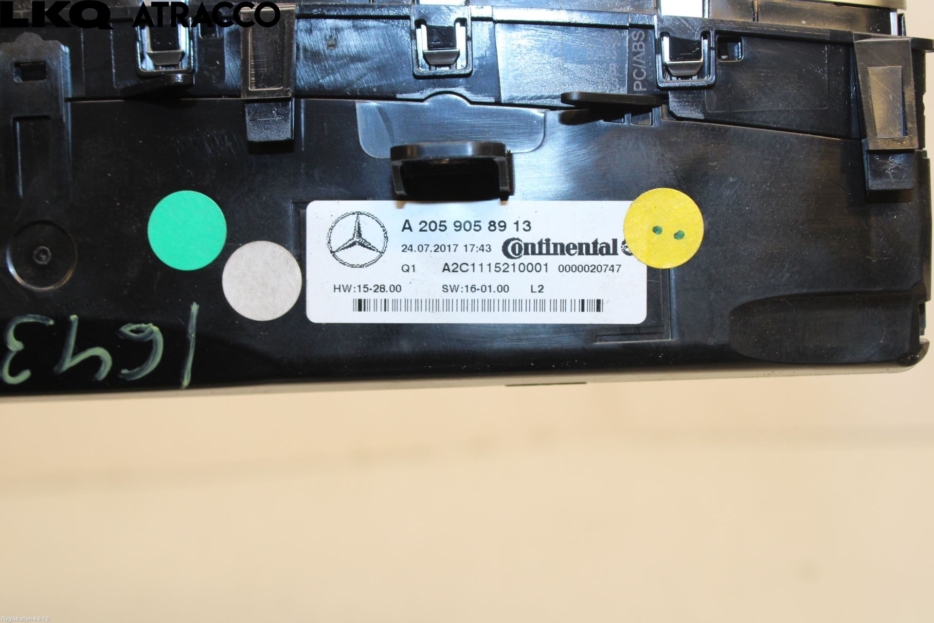 Mercedes-Benz MB C-KLASS (W205) 14-21 Ac Styrenhet Ac Manöveren