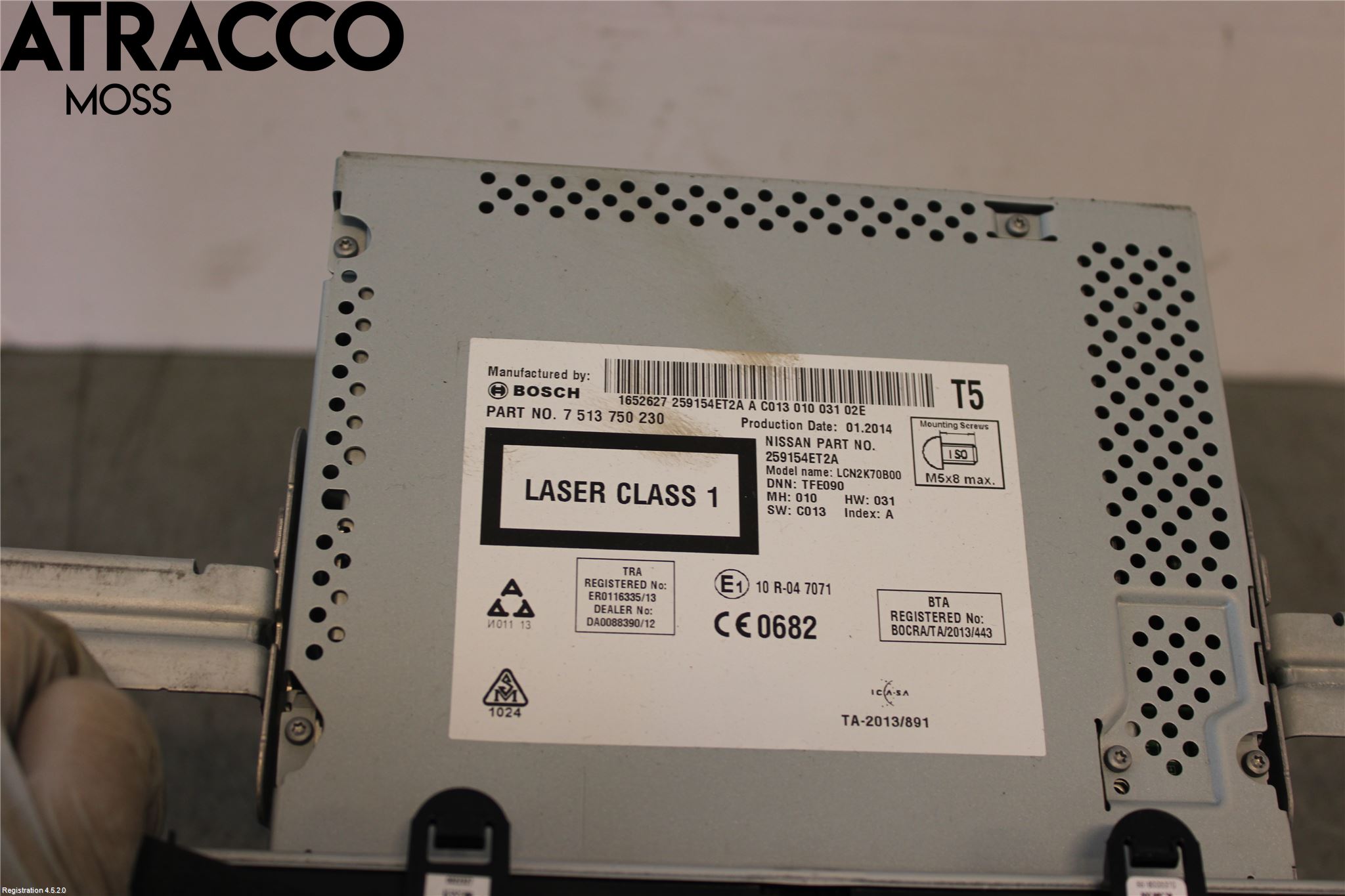 Nissan QASHQAI 14-17 Cd Radio - Multimediapanel