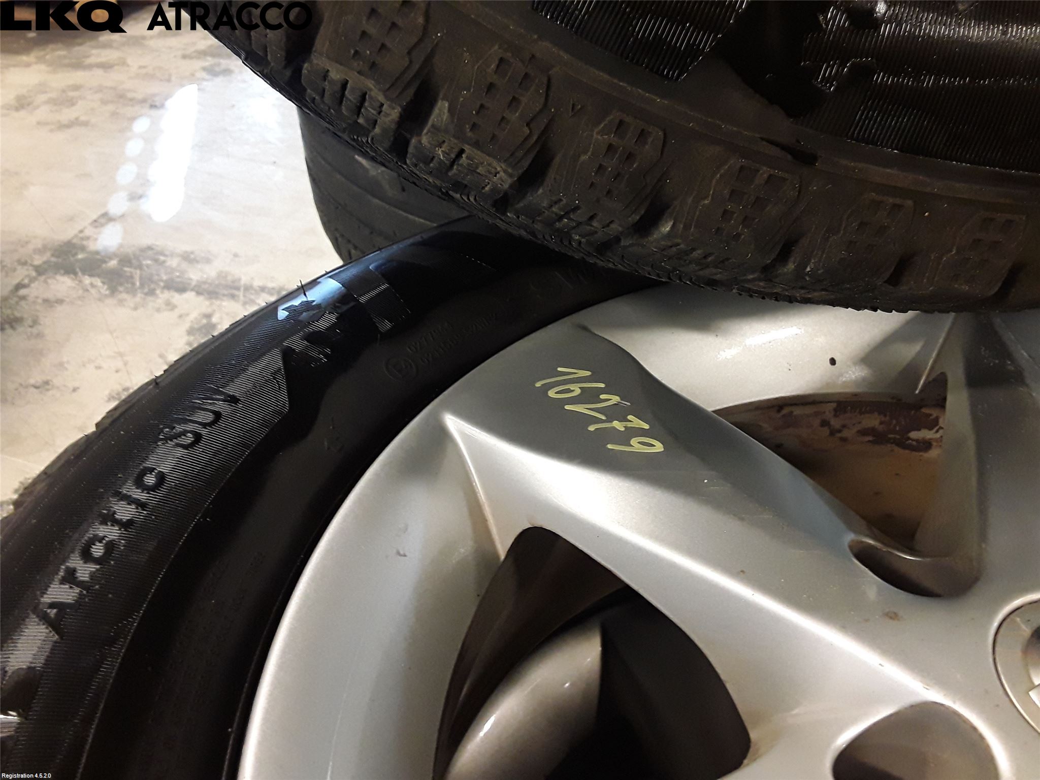Nissan QASHQAI+2  10-14 Vinterdäck Alumfälg 4St