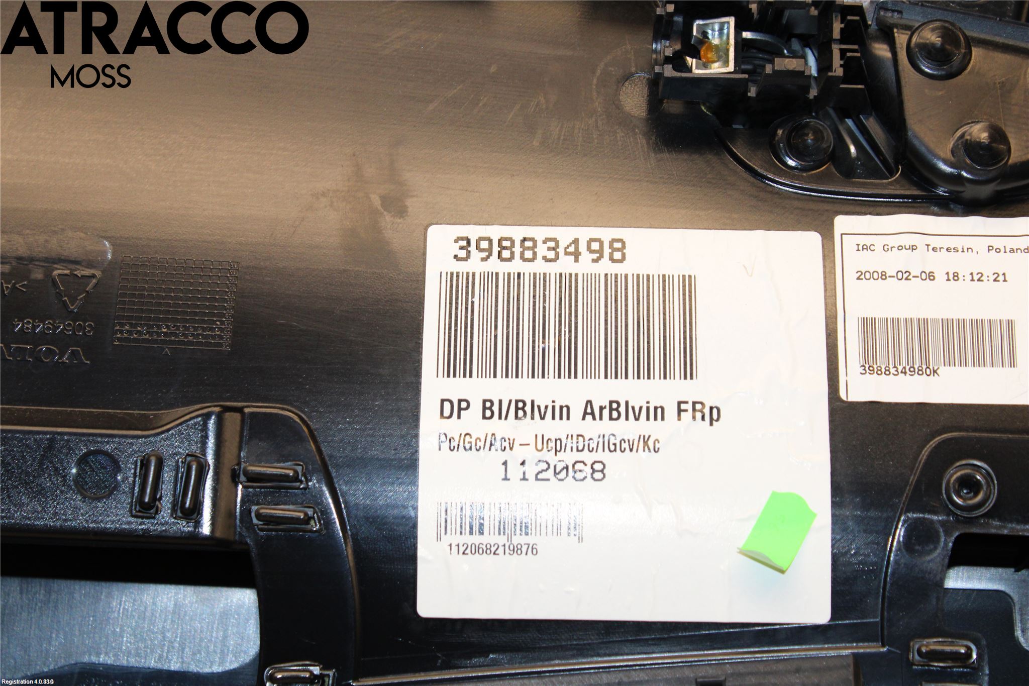 Volvo XC70 08-13 Dörrklädsel Hö